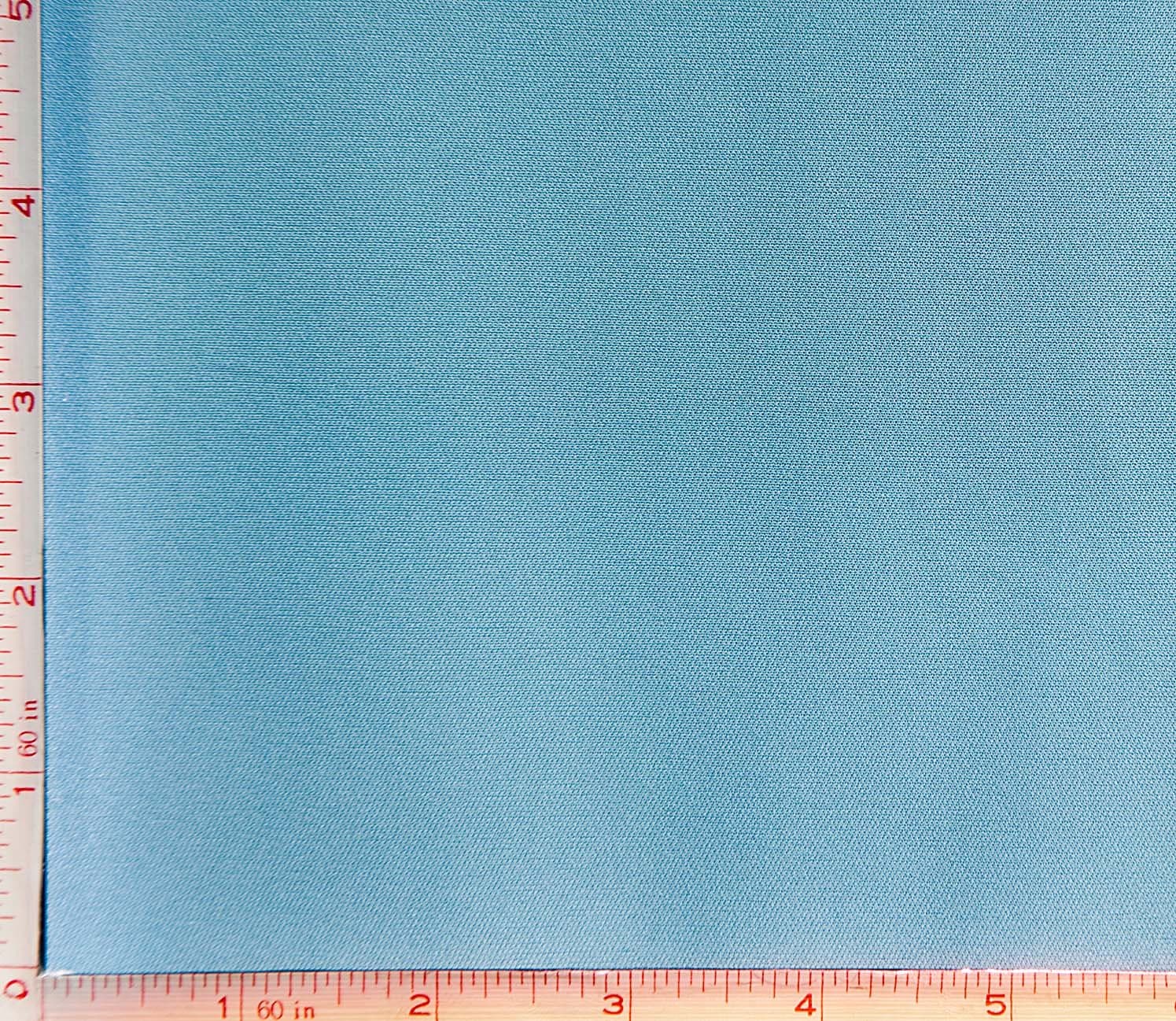 Light Teal Blue 70 Denier Interlock Lining Fabric 2 Way Stretch Polyester 5.5 Oz 58-60"