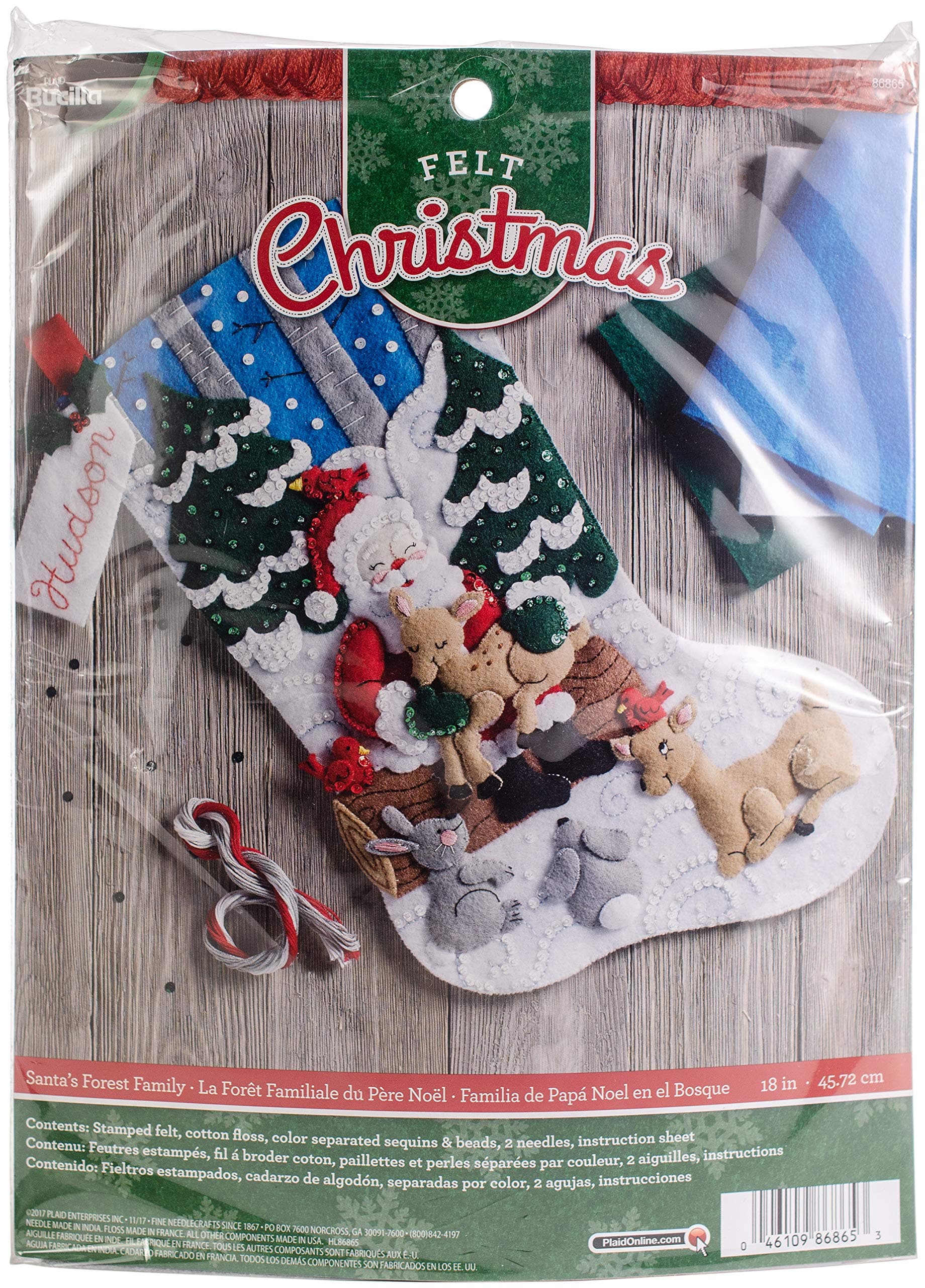 Santa's Forest Family Stocking Kit