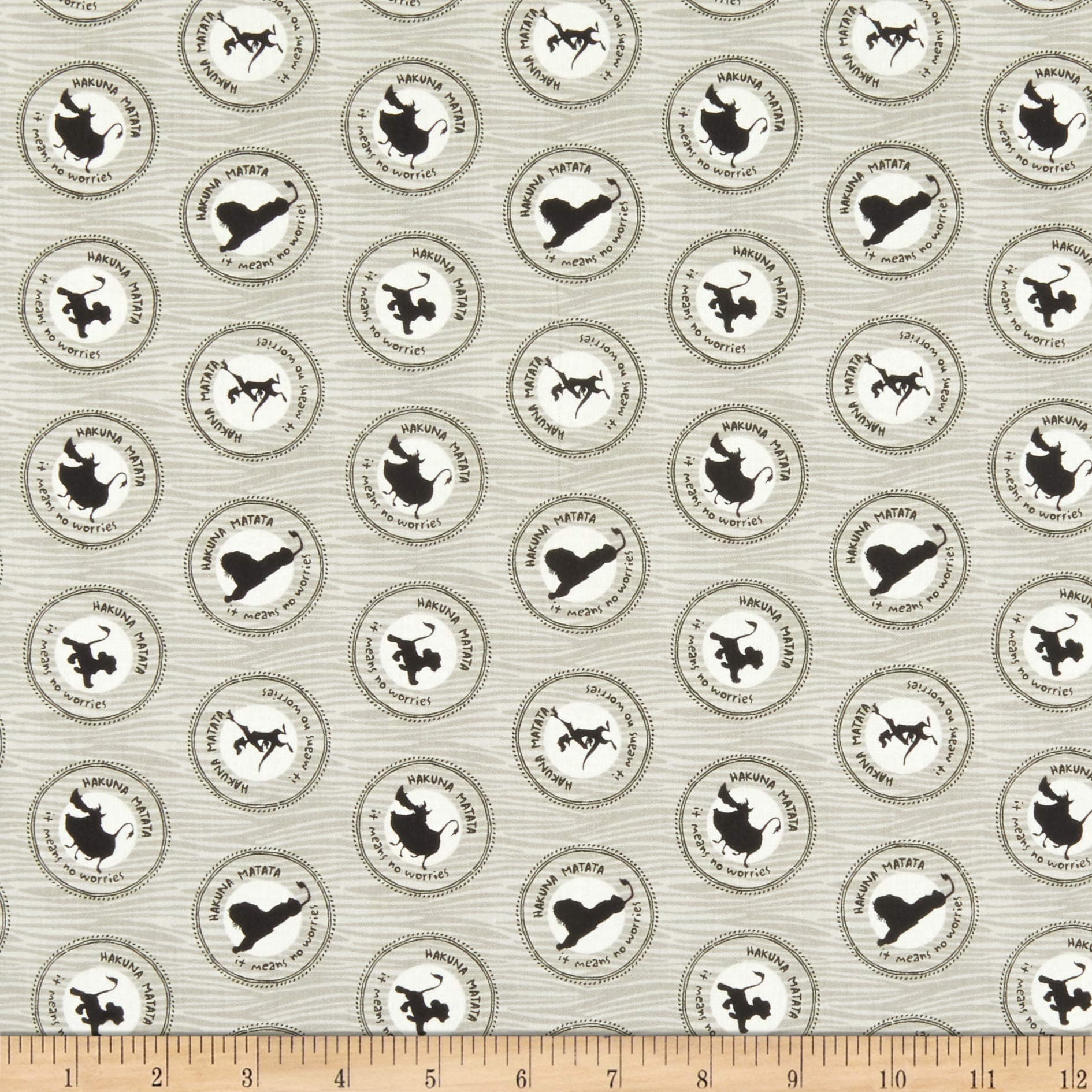 DisneyFabric, Grey, By The Yard