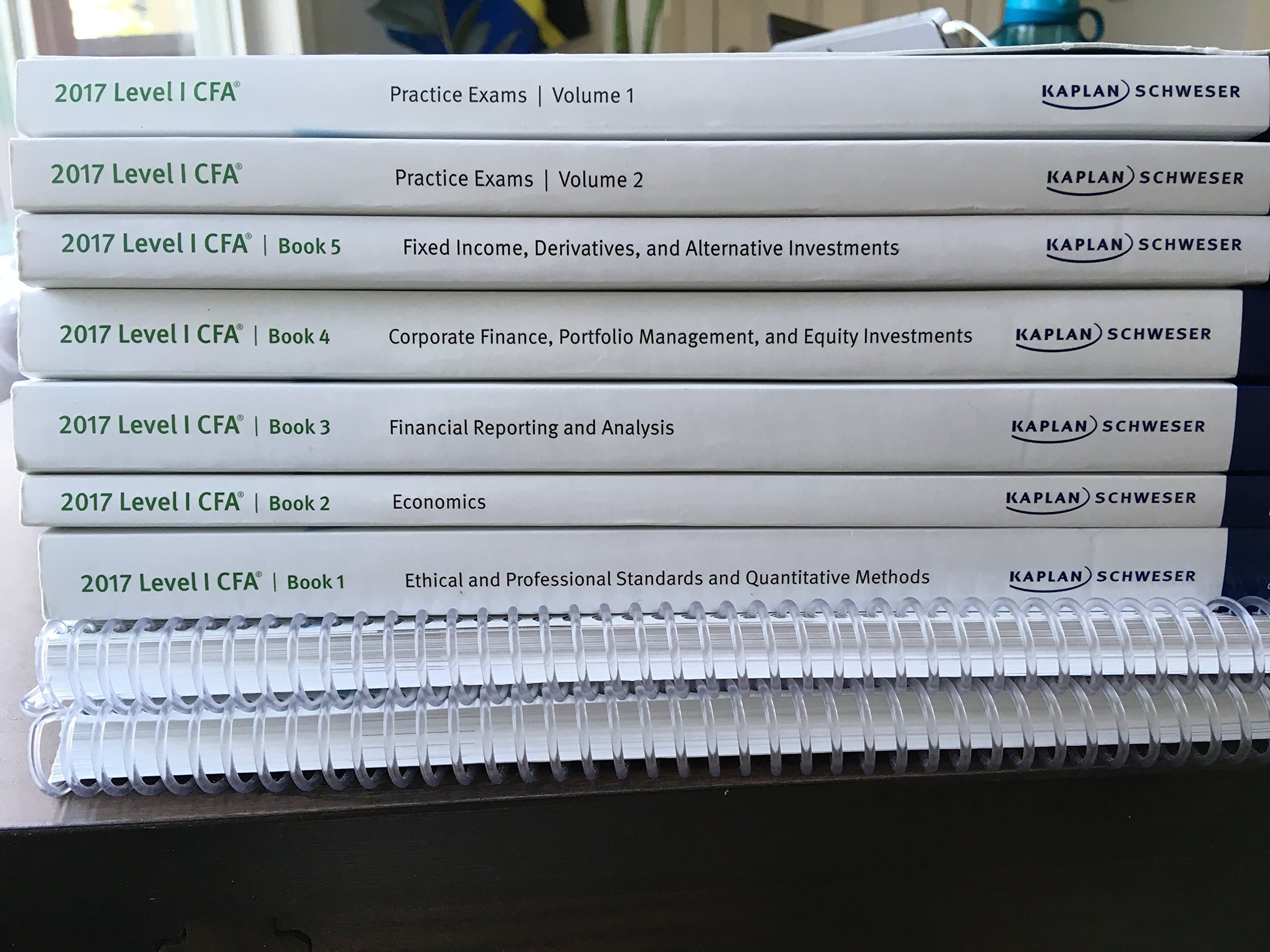 CFA Kaplan 2017 Level I Hardcover – January 1, 2016