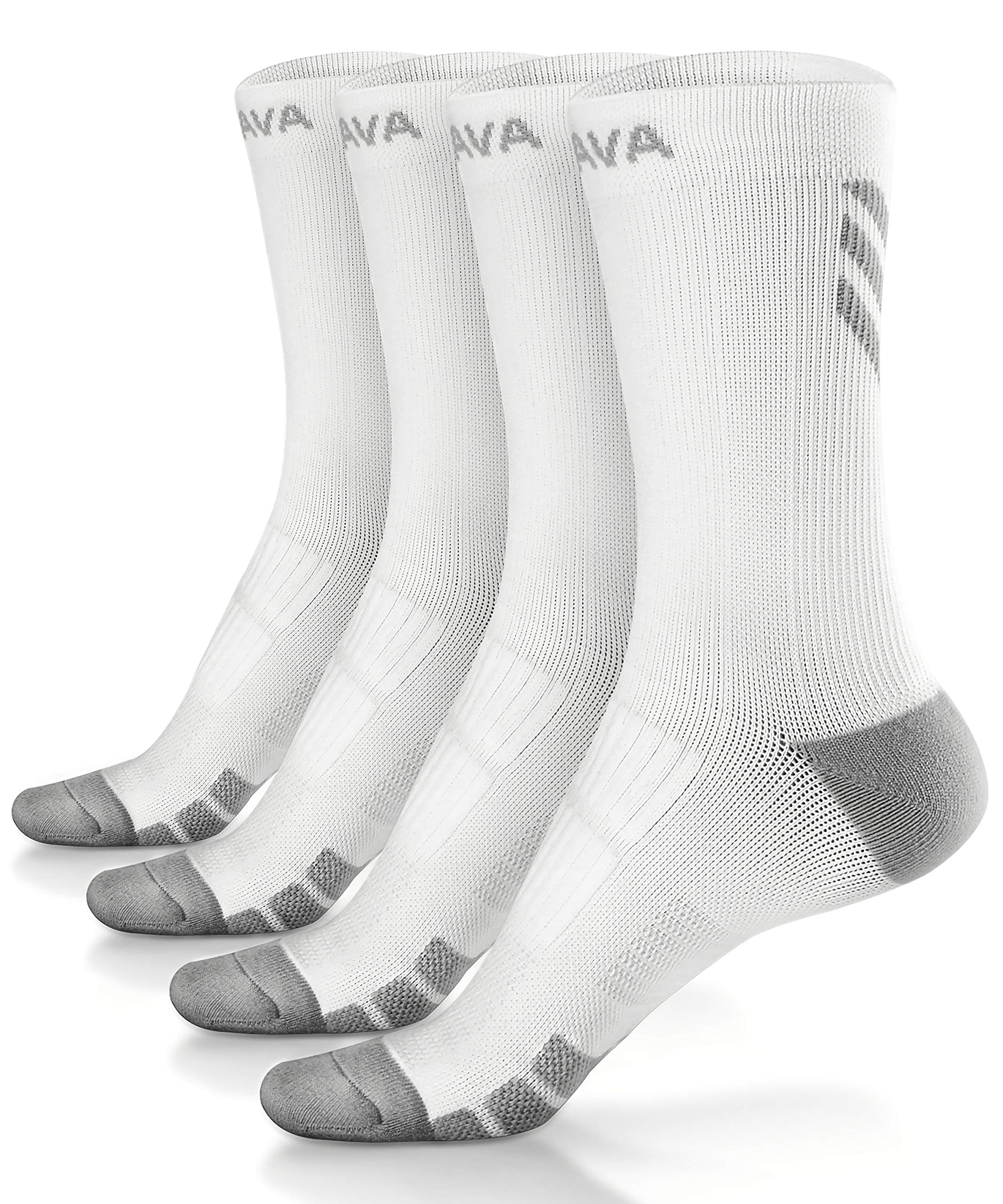 Dri-tech Compression Crew Socks (4/6 Pairs), Comfort Boost Circulation
