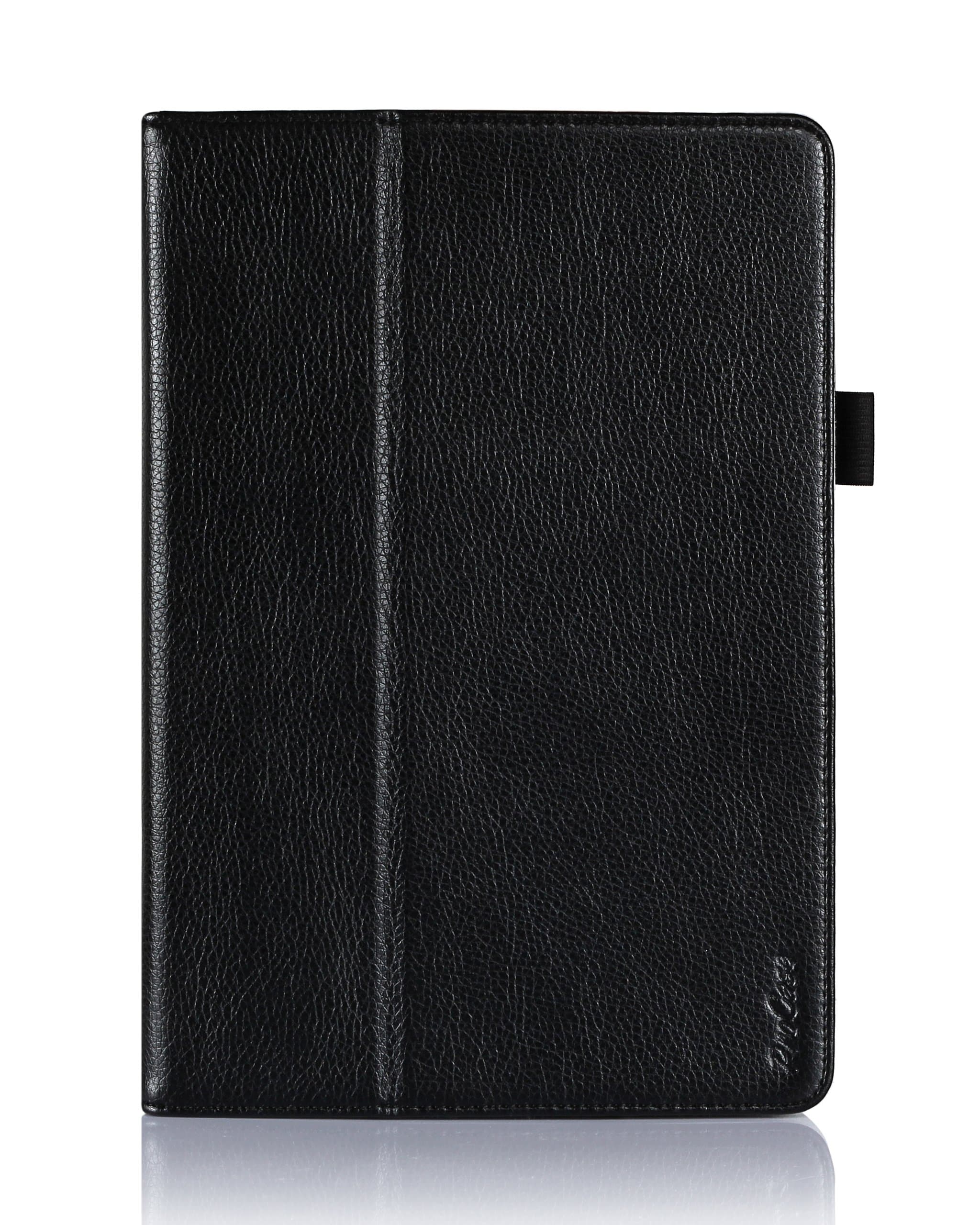 ProCase ASUS MeMO Pad 10 Protective Case with Bonus Stylus Pen - Flip Stand Leather Cover Case for ASUS MeMO Pad 10 Tablet (ME102A), Built-in Stand (Black)