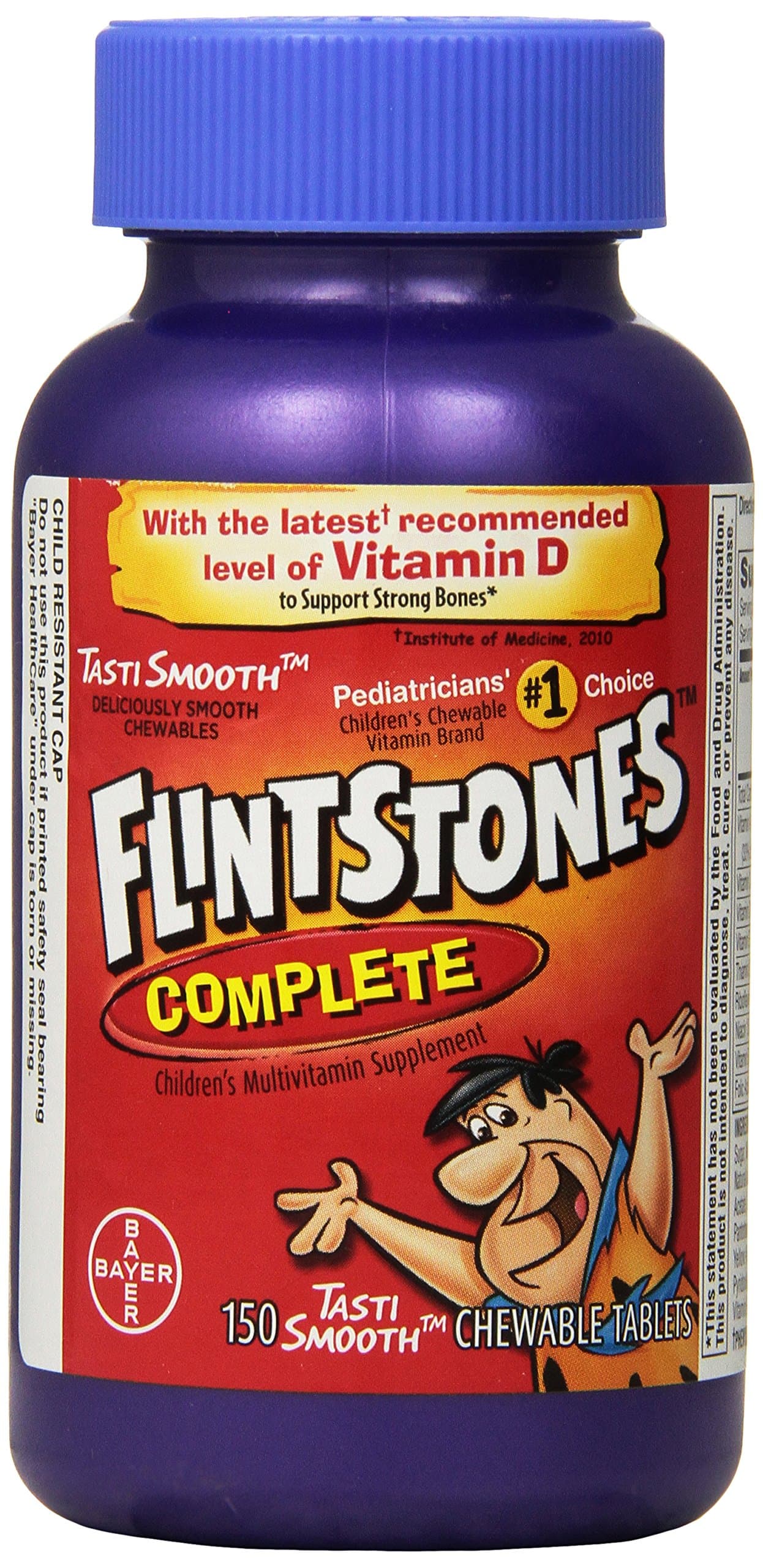 Flintstones Children's Complete Multivitamin Chewable Tablets, 150 Count