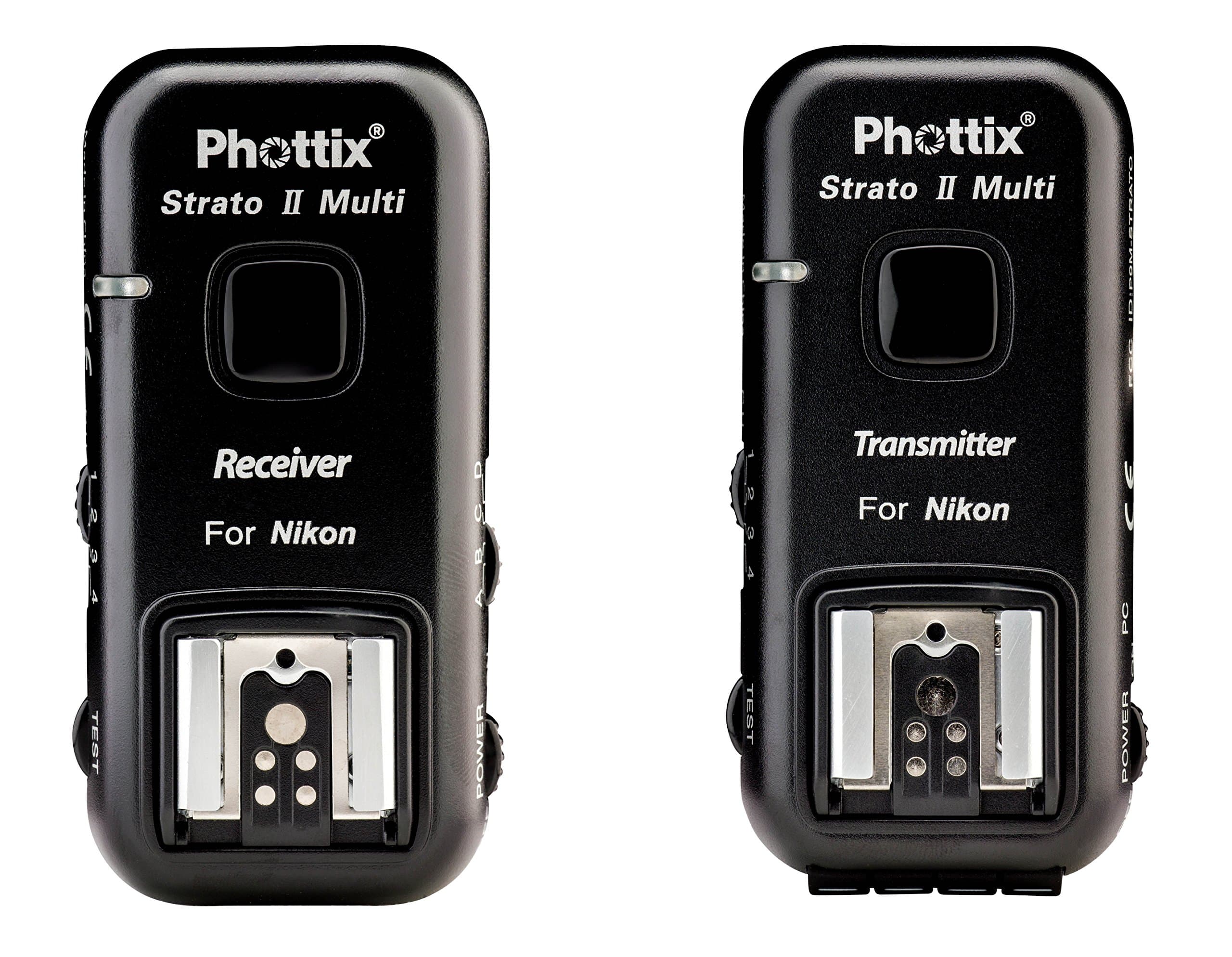 Phottix Strato II Wireless Flash Trigger Multi 5-in-1 Set for Nikon - Transmitter and Receiver (PH15653)