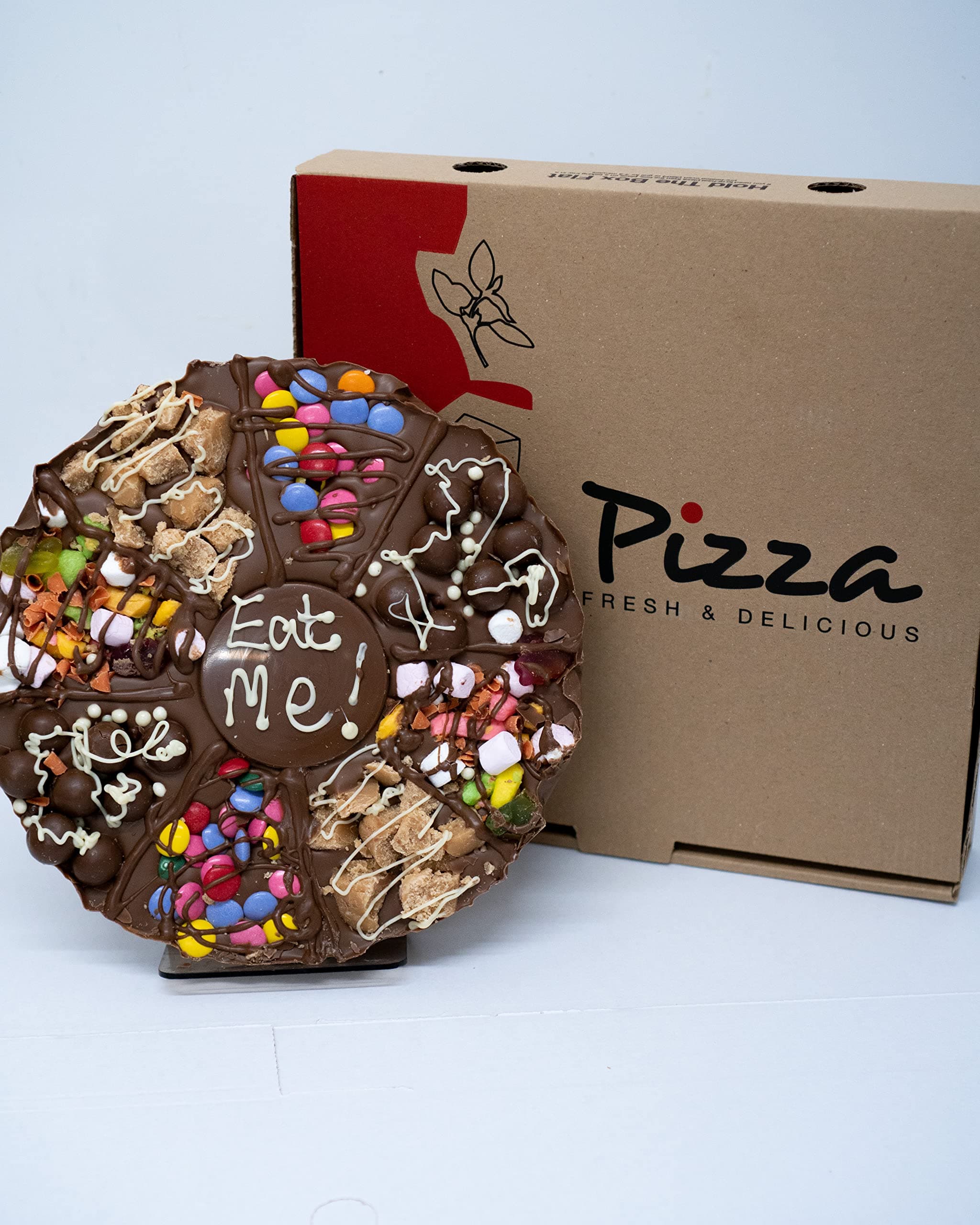 Chocolate Pizza Personalised (Milk Chocolate)