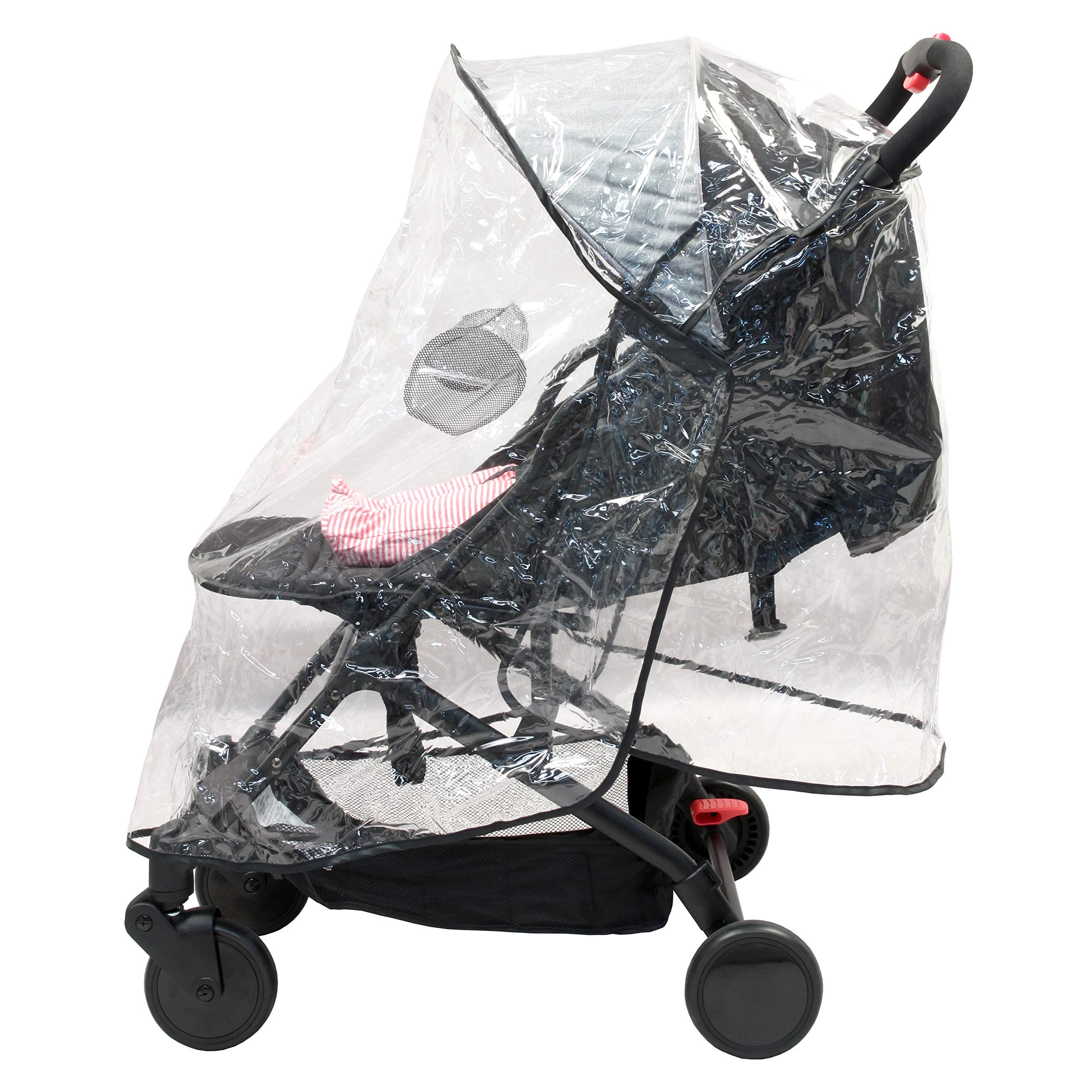 BAMBISOLComplete Rain Cover for Pushchairs with Canopy