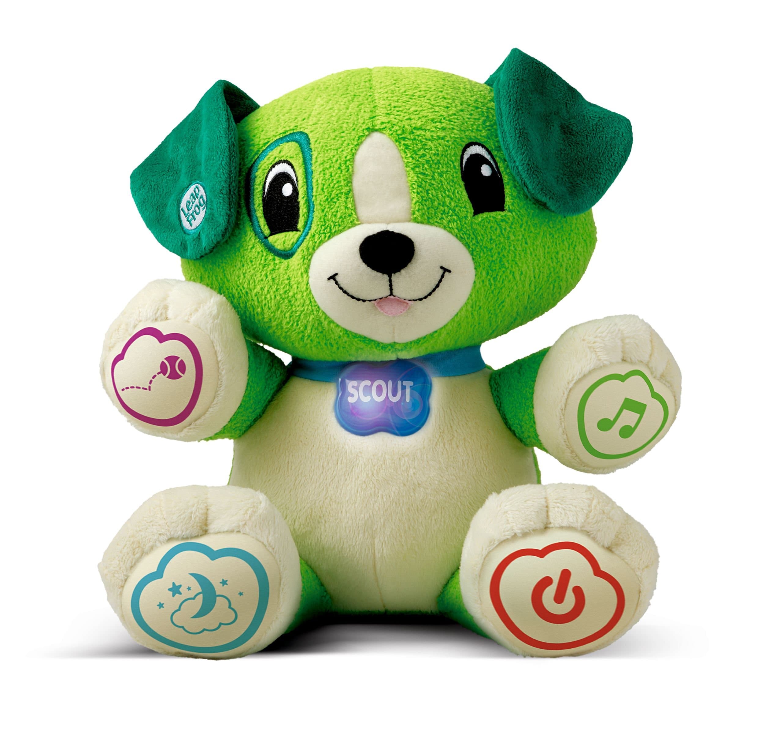 LeapFrog My Pal Scout, Plush Pre School Learning Toy with Personalisation, Songs, Learning Puppy with Phrases and Lullabies, Suitable for 6 Months and 1, 2, 3 Year Old Boys and Girls