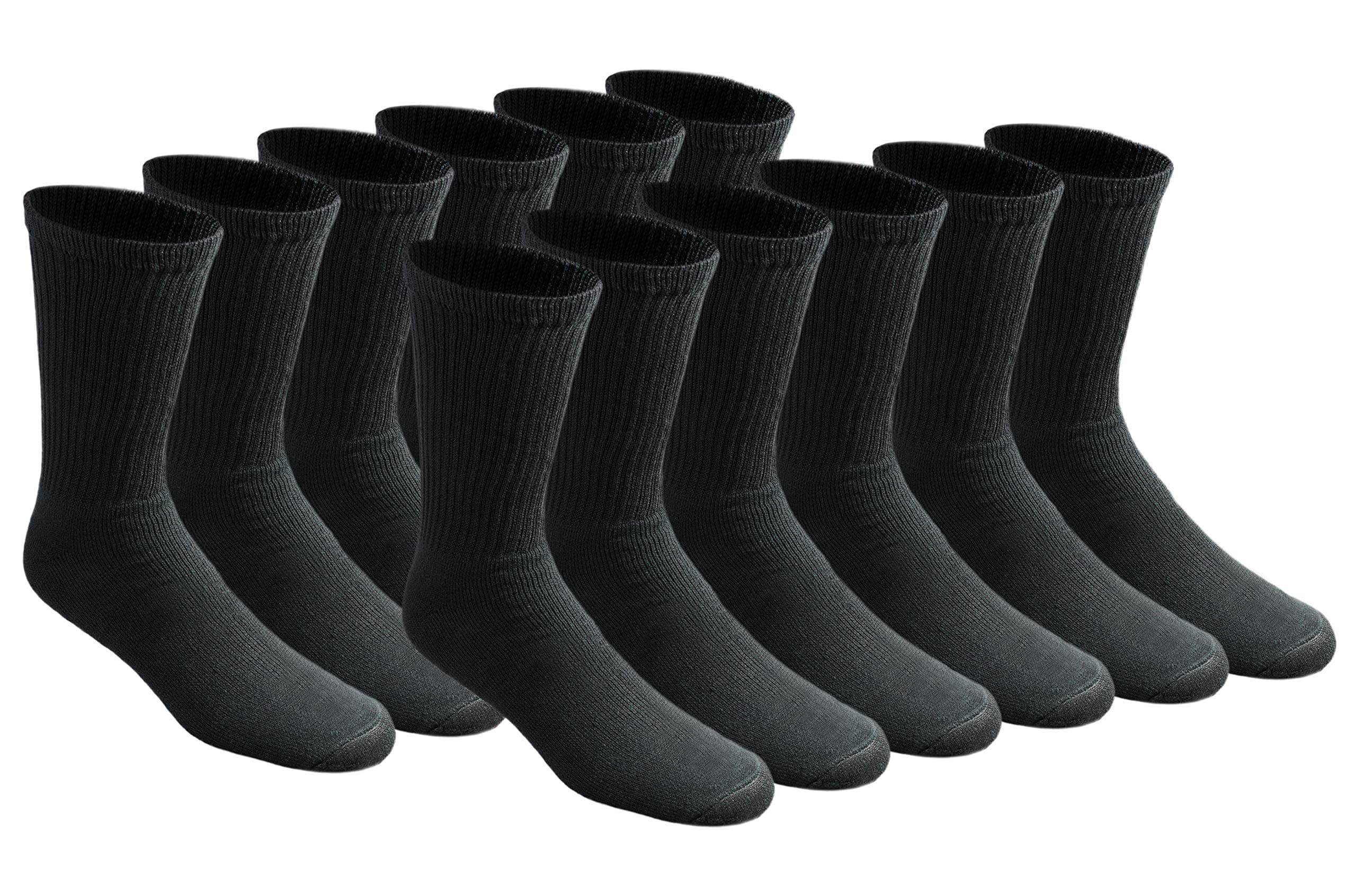 Dickies Men's 6-Pack Cushion Crew Socks