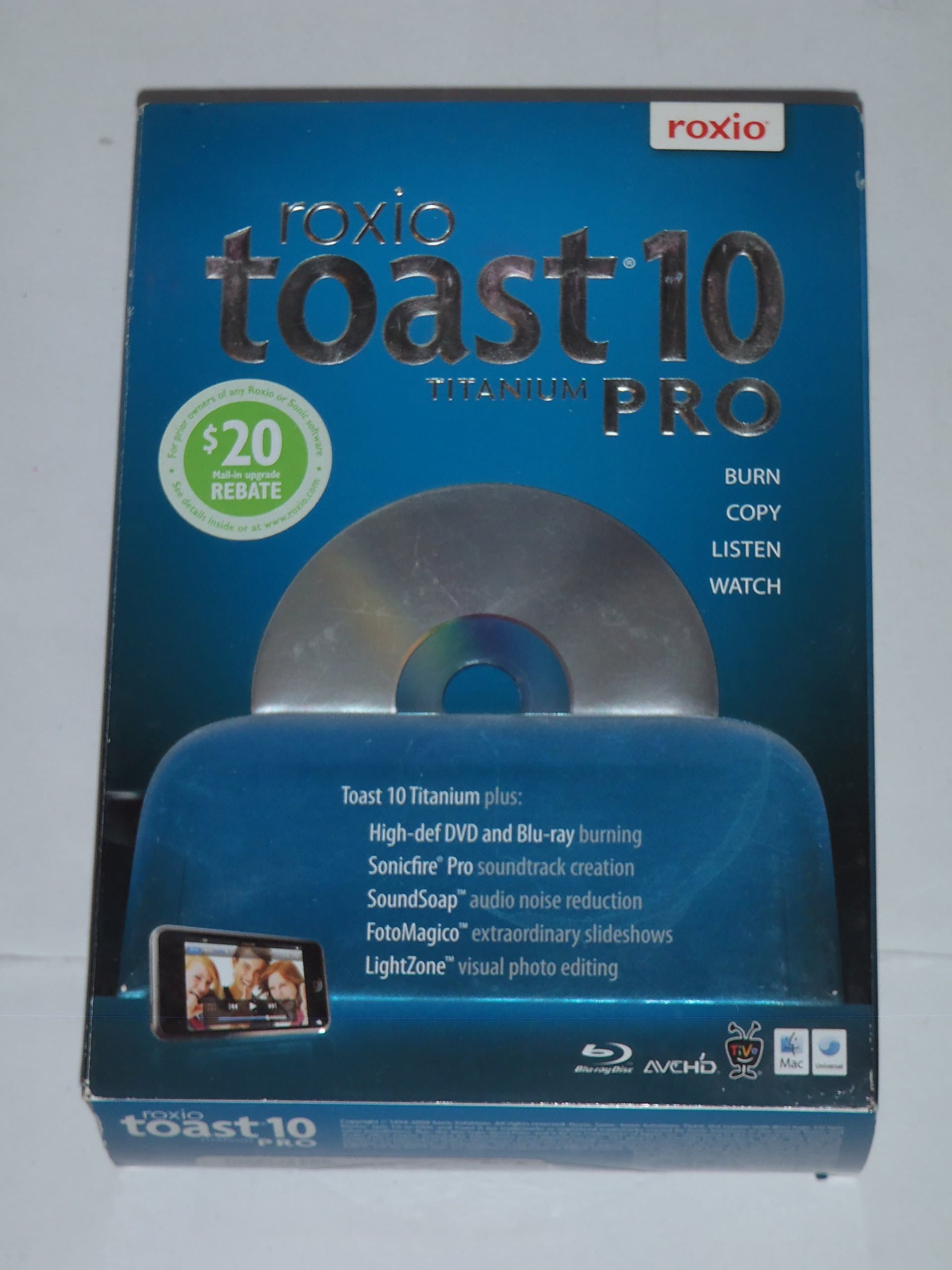 Roxio 242700 TOAST 10 TITANIUM PRO FOR MAC