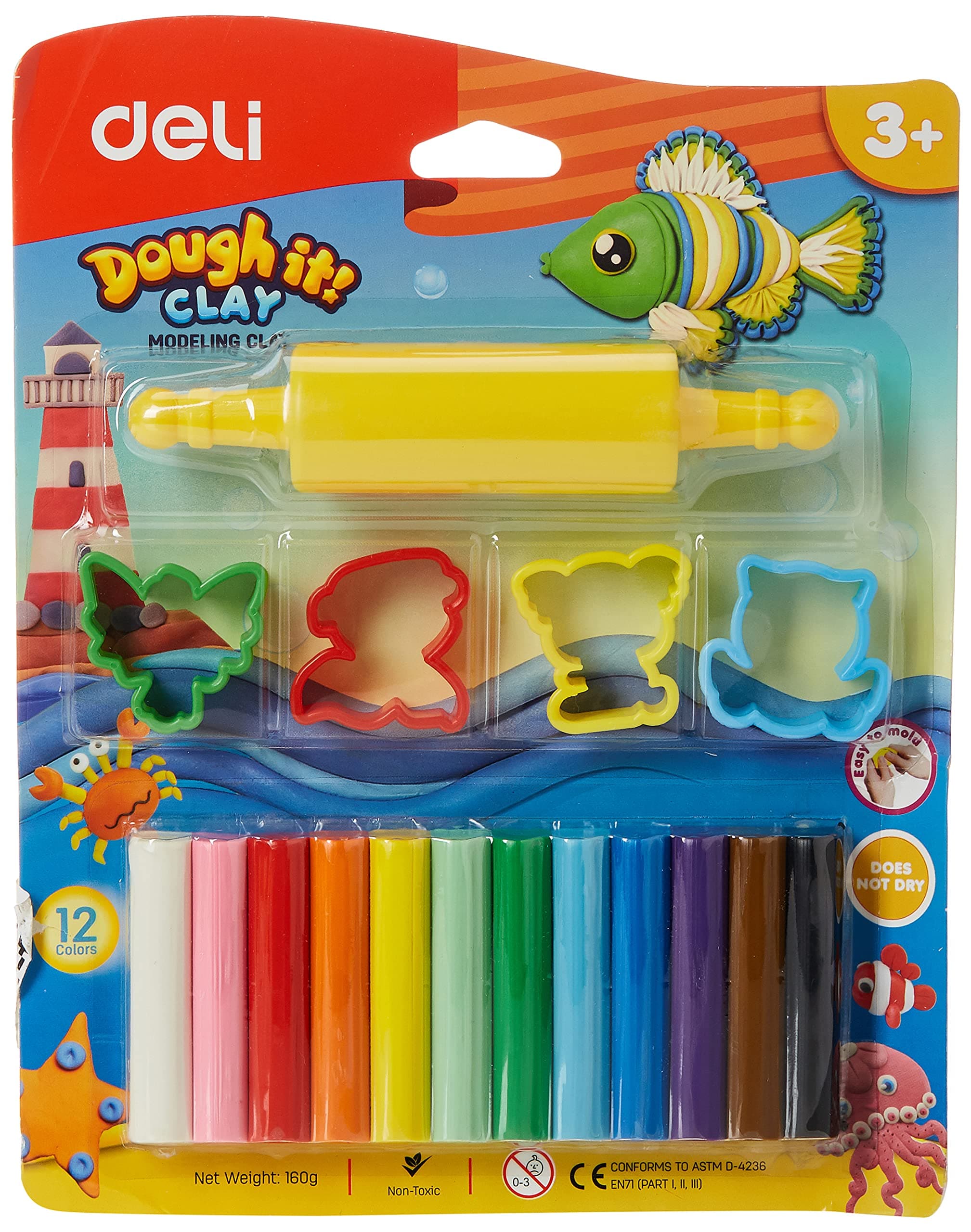 Deli Plasticine Easy to mold