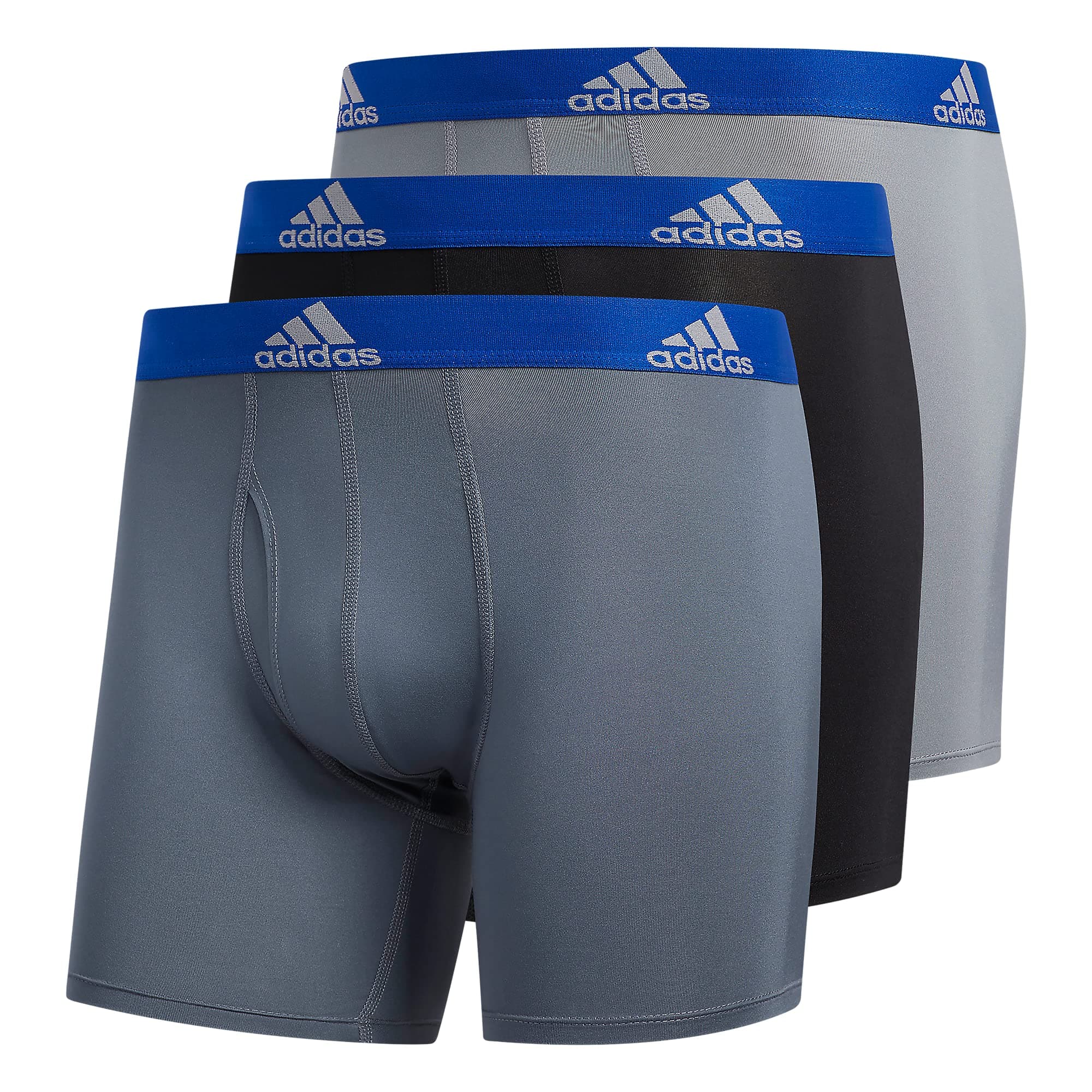 adidas Men's Microfiber 3-Pack Boxer Brief