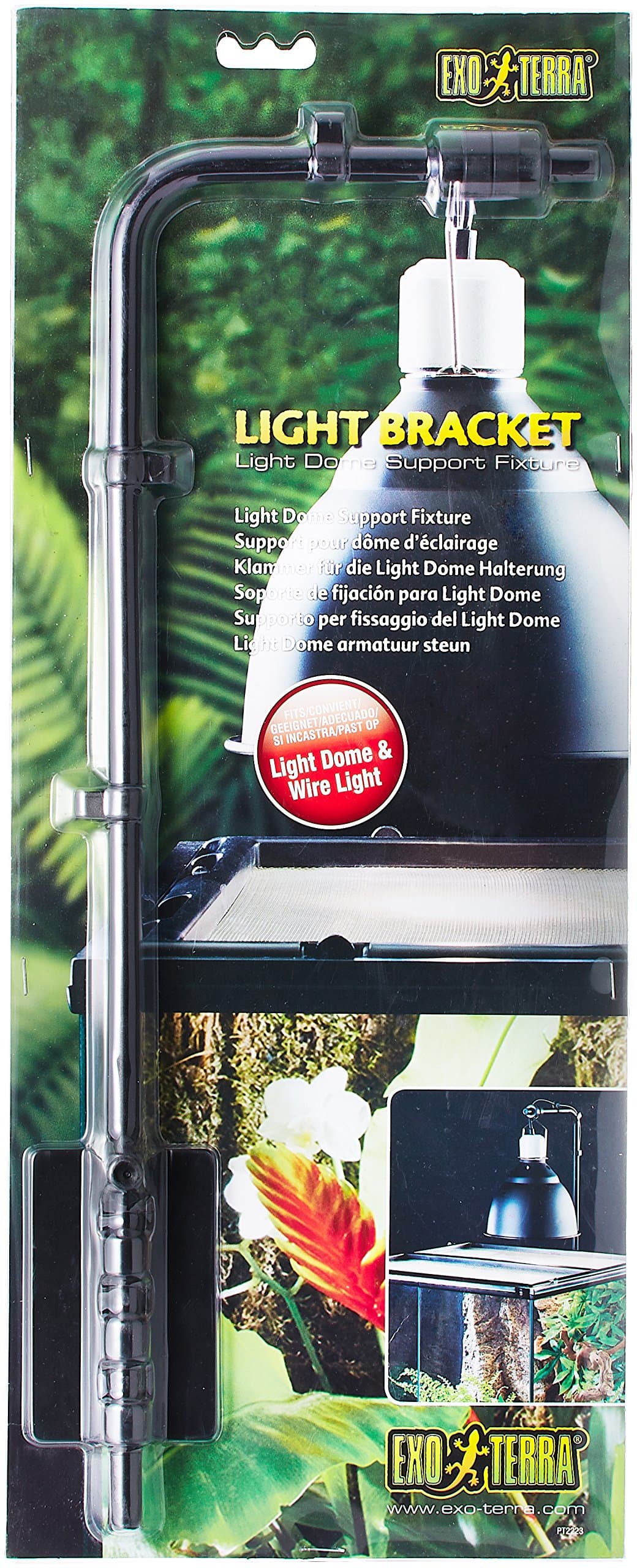 Exo Terra Light Dome Bracket,Blacks &Amp; Grays