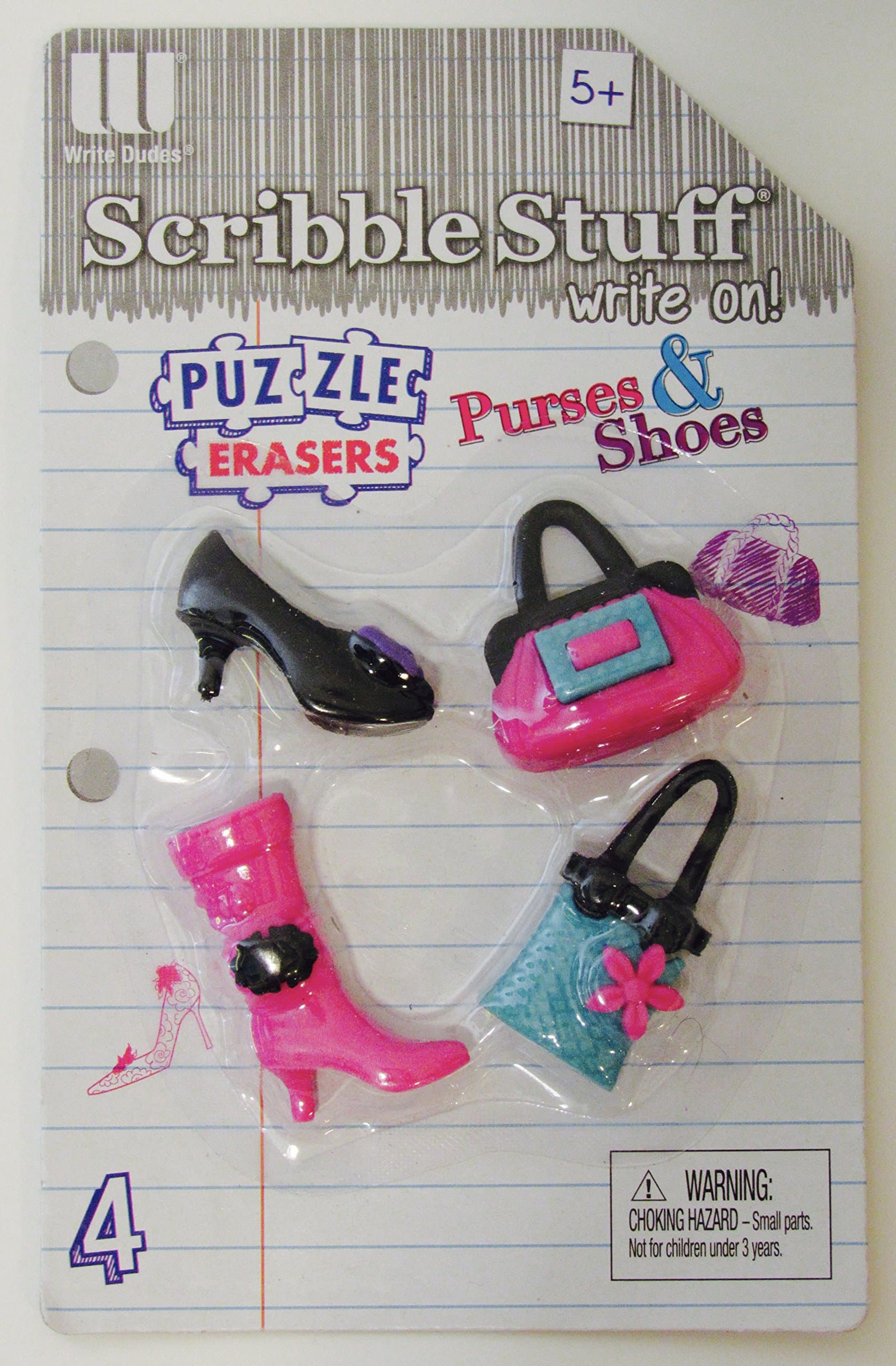 Puzzle Erasers - Purse/Shoes