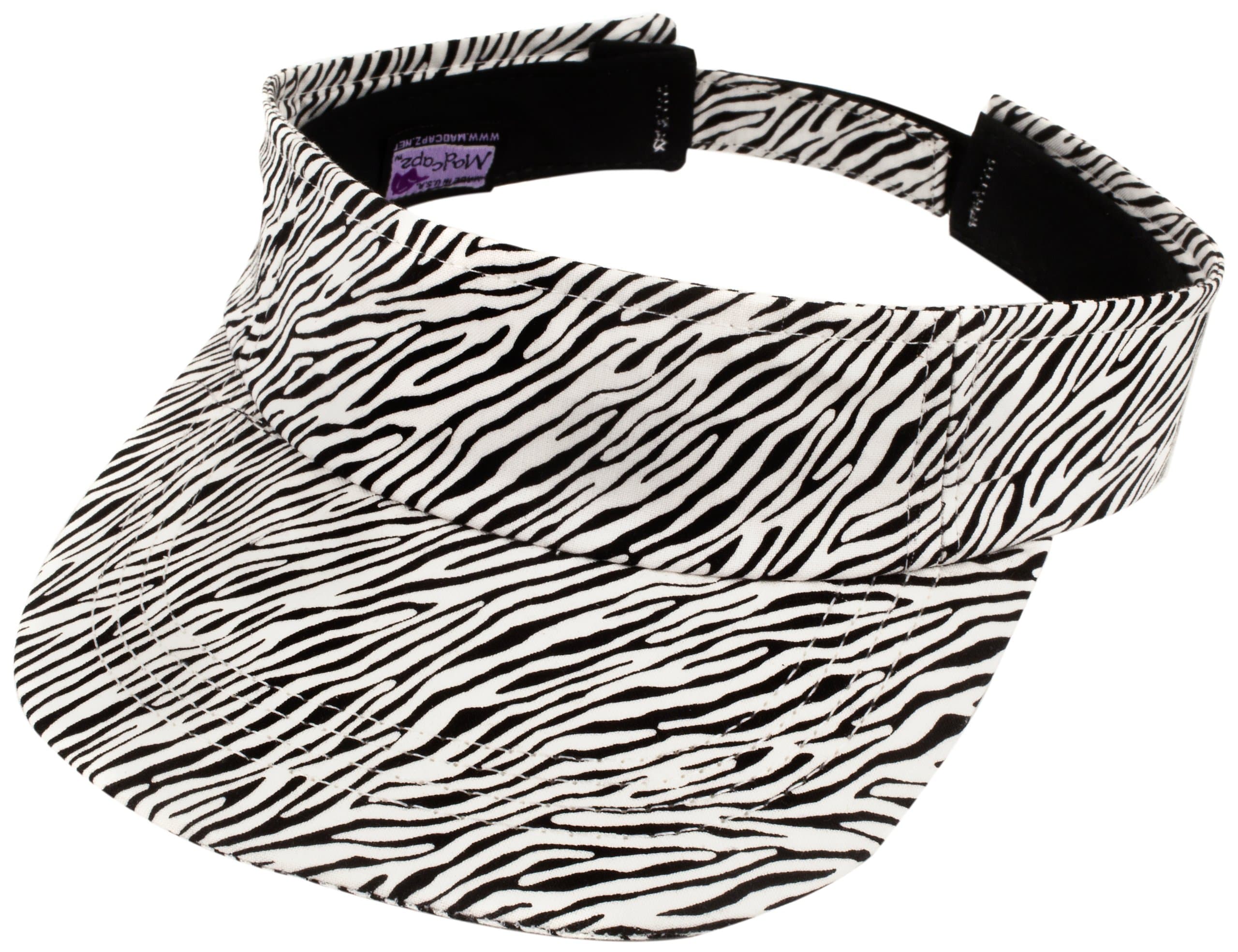 Madcapz Women's EZ Zebra Golf Visor