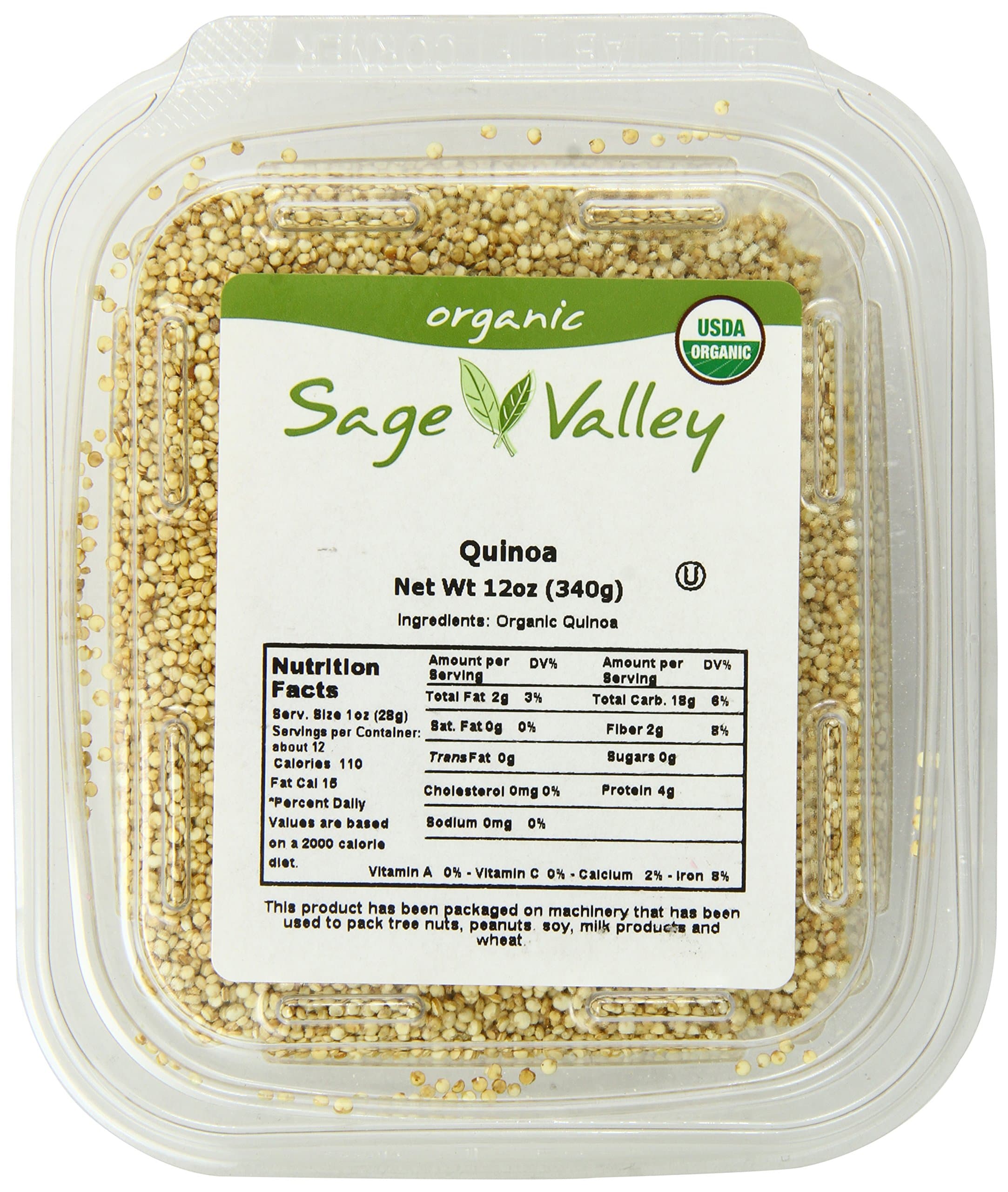 Sage Valley White Quinoa Seed, 12 Ounce