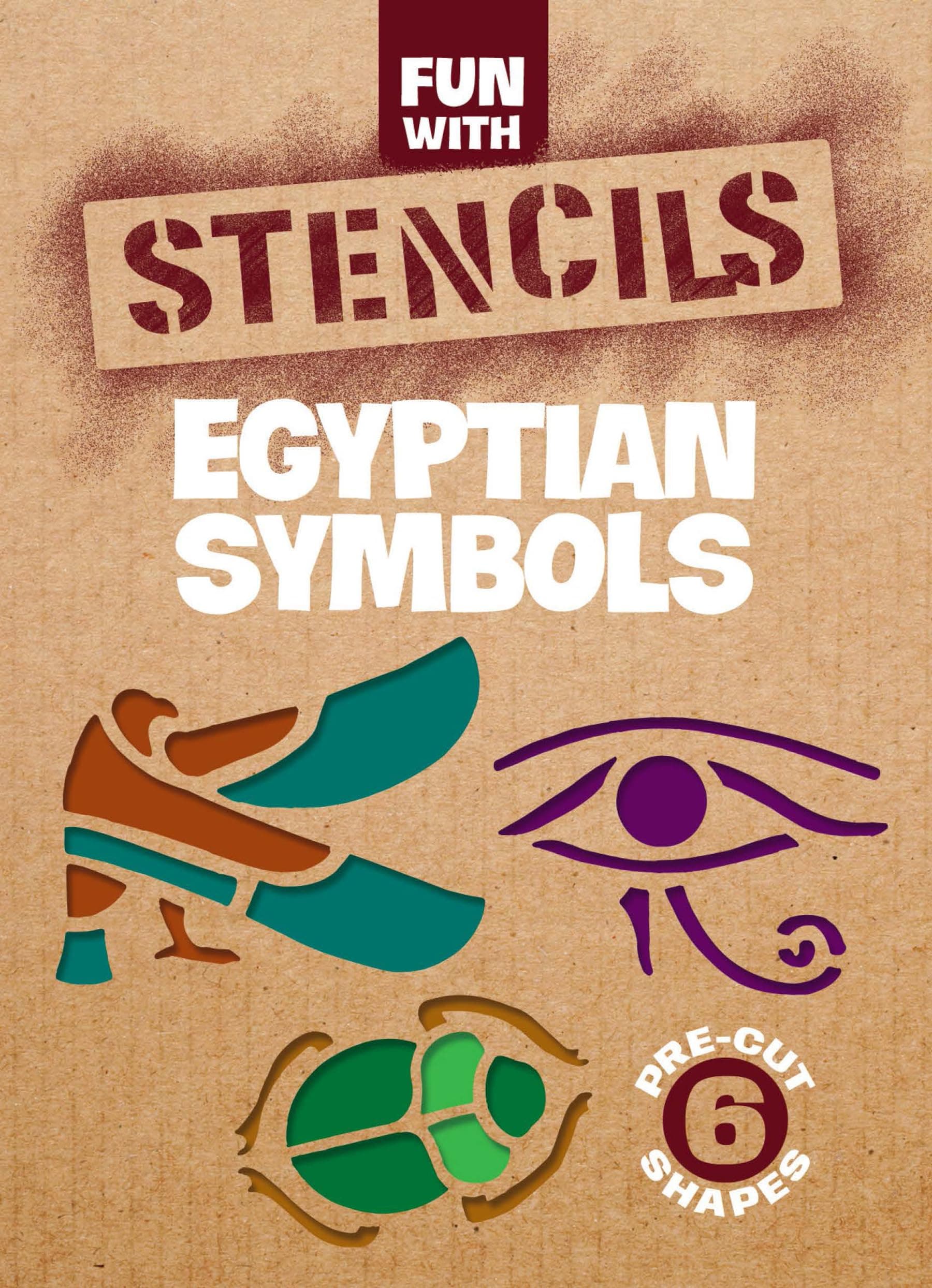 Fun with Egyptian Symbols Stencils
