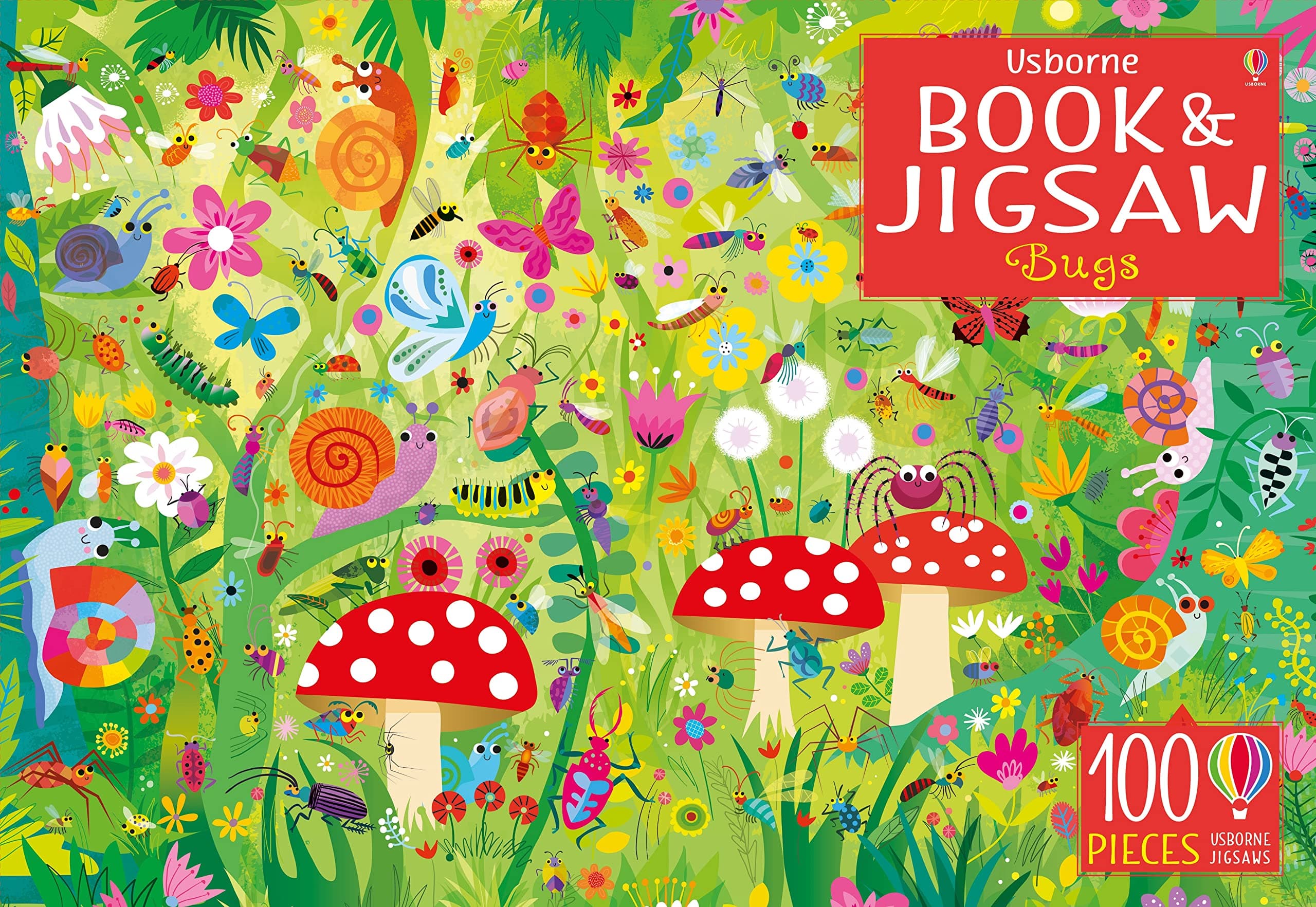 Bugs (Usborne Book and Jigsaw) Game – August 9, 2018