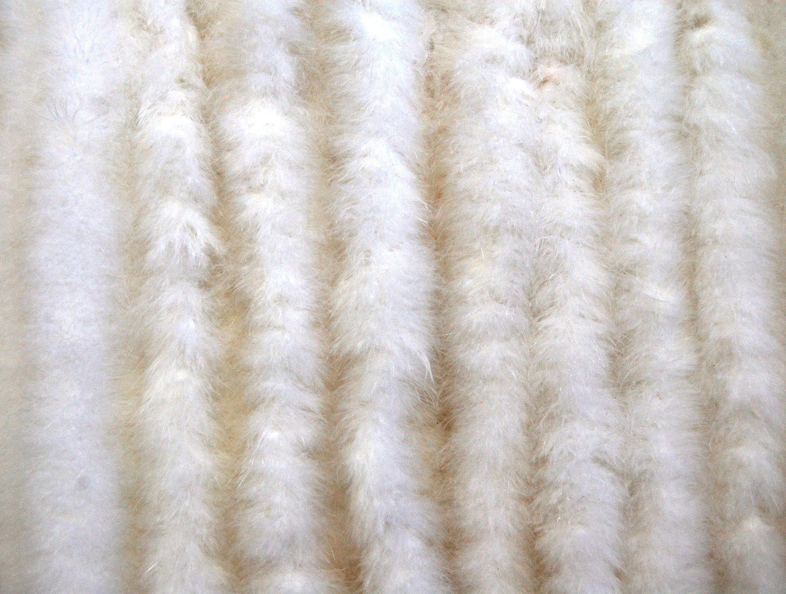 Feather Boa 5 PCS Thin Marabou 2 Yards Long (72") 15 Grams - White