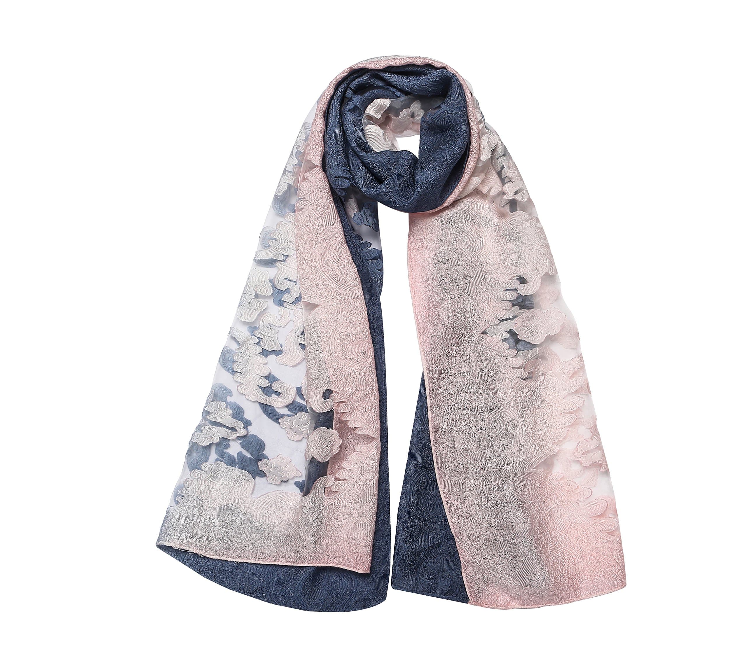 Womens Long Scarf Solid Color Large Soft Shawl Wraps for Party Evening Everyday (Large, NA)