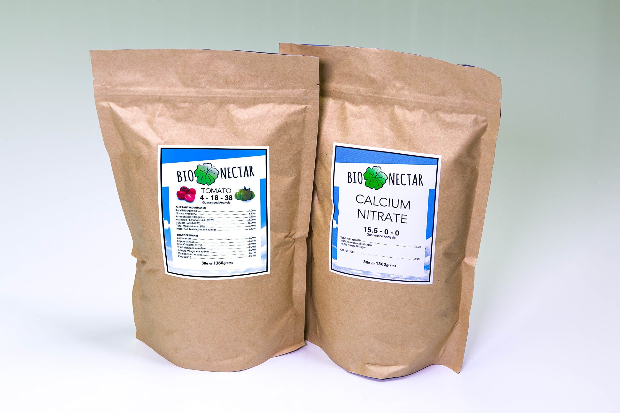 6 LBS Bio Nectar Hydroponic Nutrients Tomato Formula and Calcium Nitrate - 4-18-38