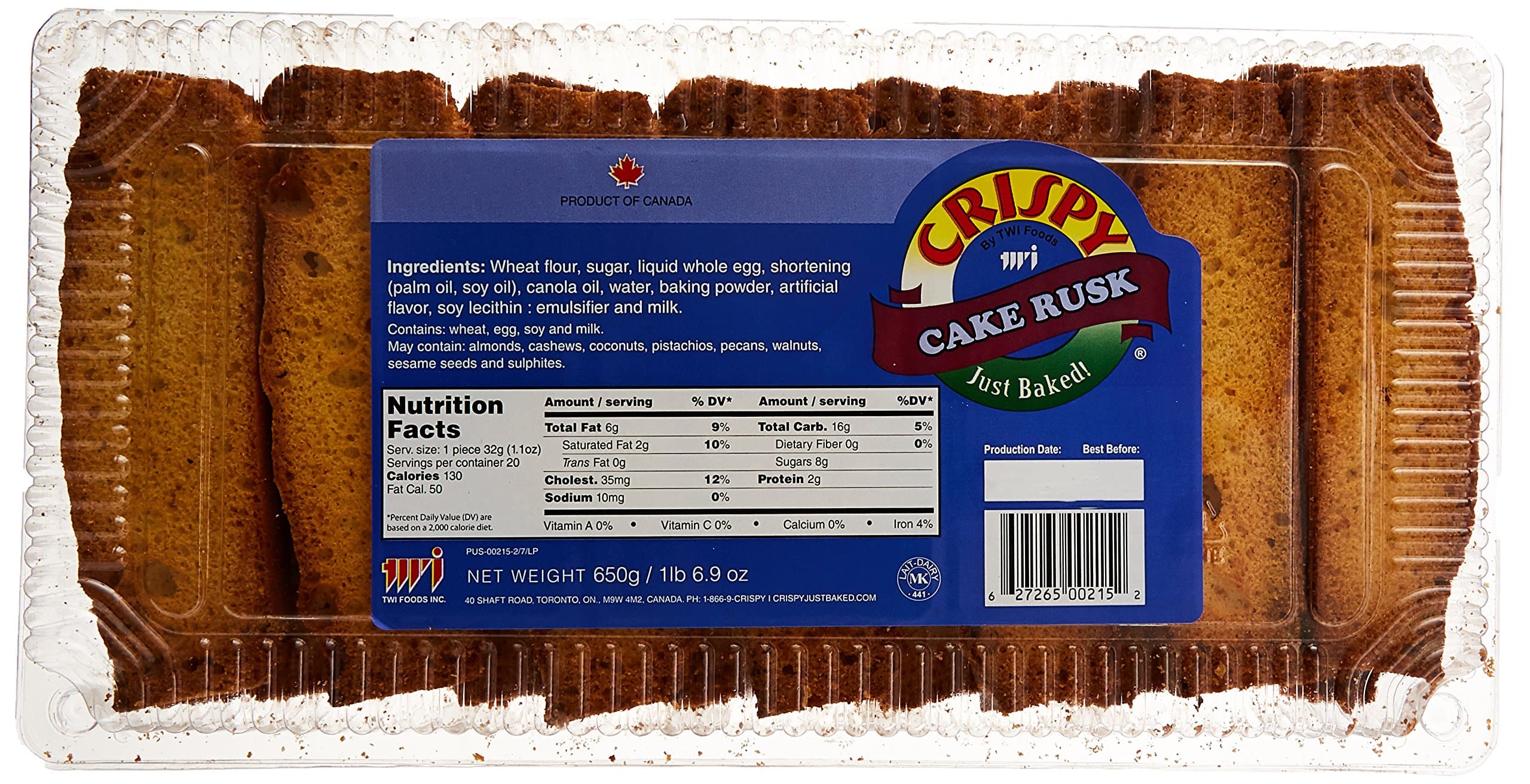 Cake Rusk, 650 Grams(gm)