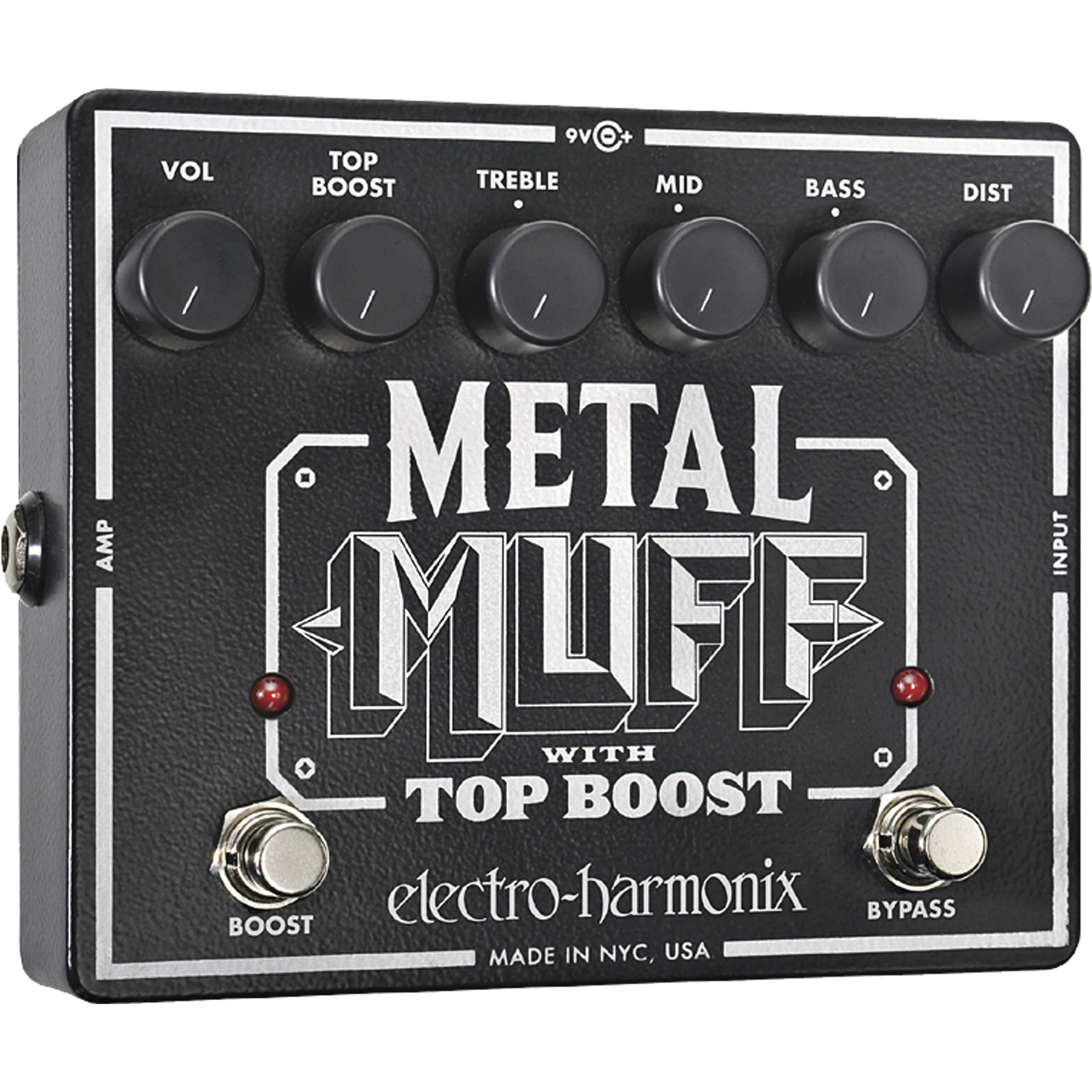 Electro-Harmonix Metal Muff with Top Boost Distortion Pedal