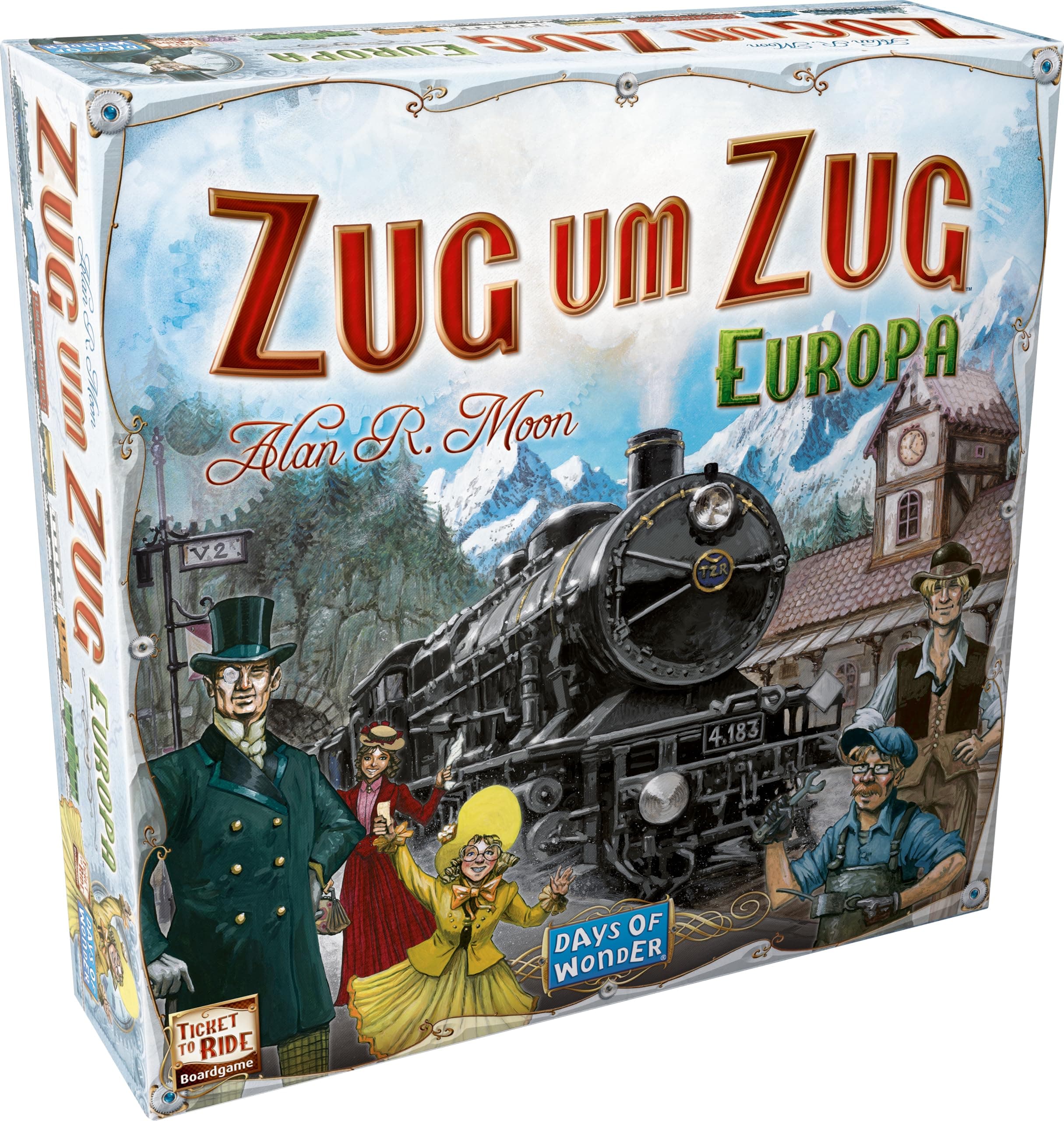 Asmodee 200098 "Ticket to ride: Europe" Boardgame - German Version