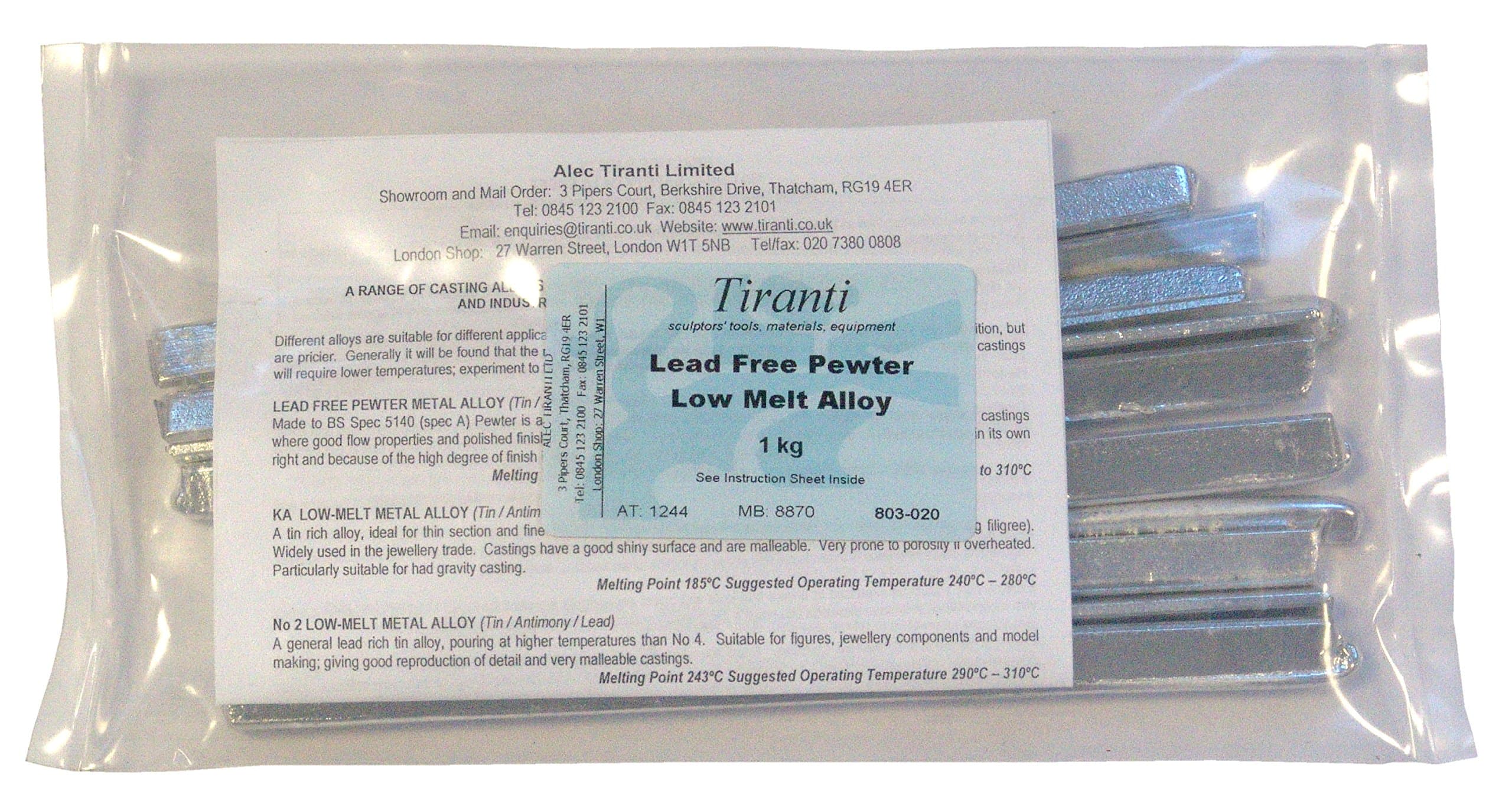 Lead Free Pewter 1kg