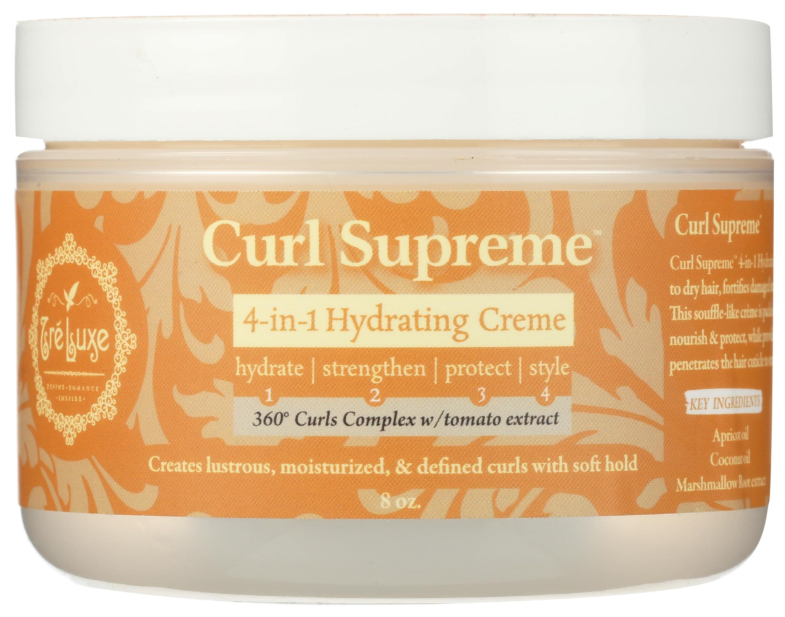Treluxe Curl Supreme Styling Creme, 8 Oz