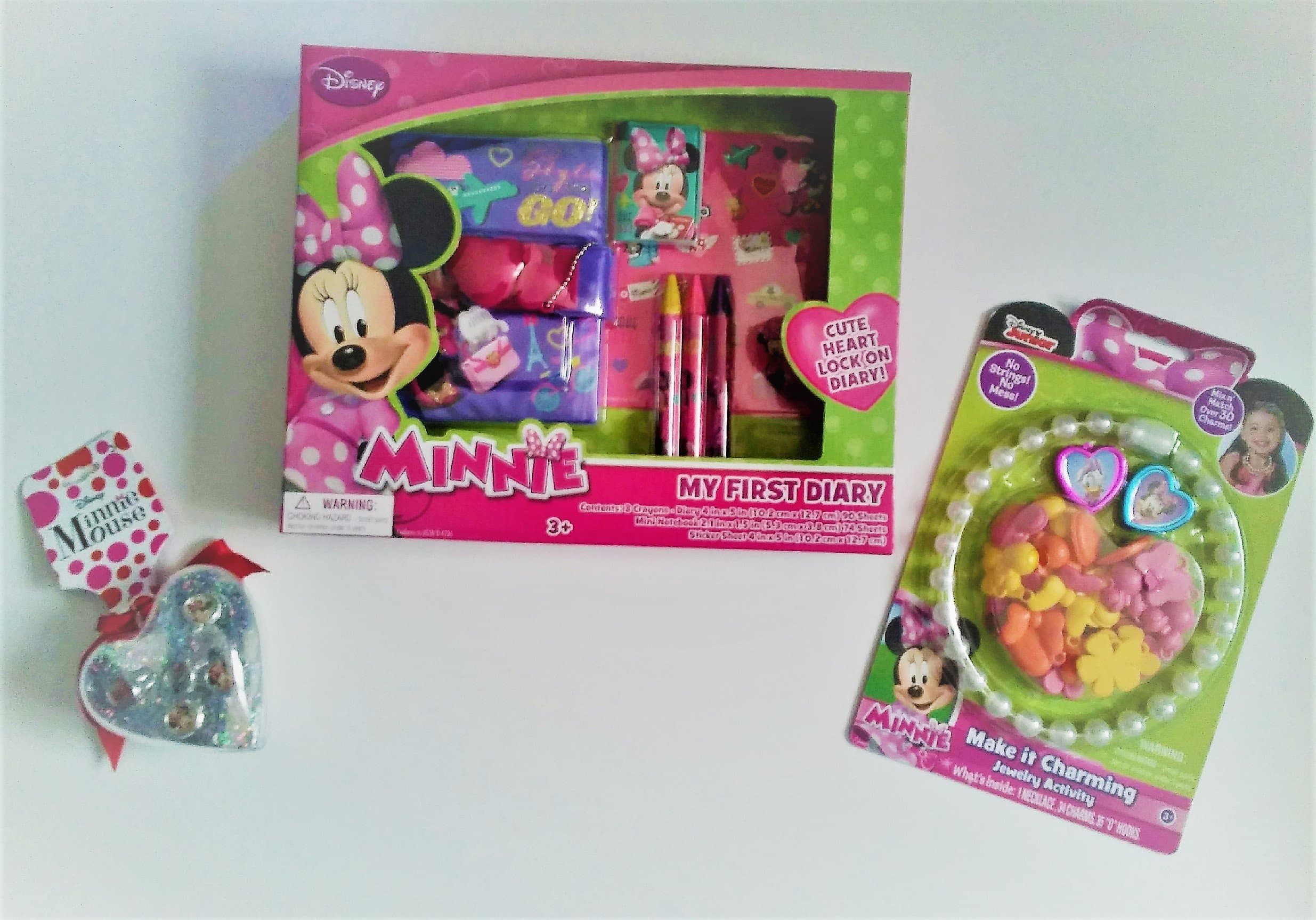 Innovative Design 101 Minnie My First Diary Set with Make It Charming Jewelry Activity and Ring Set