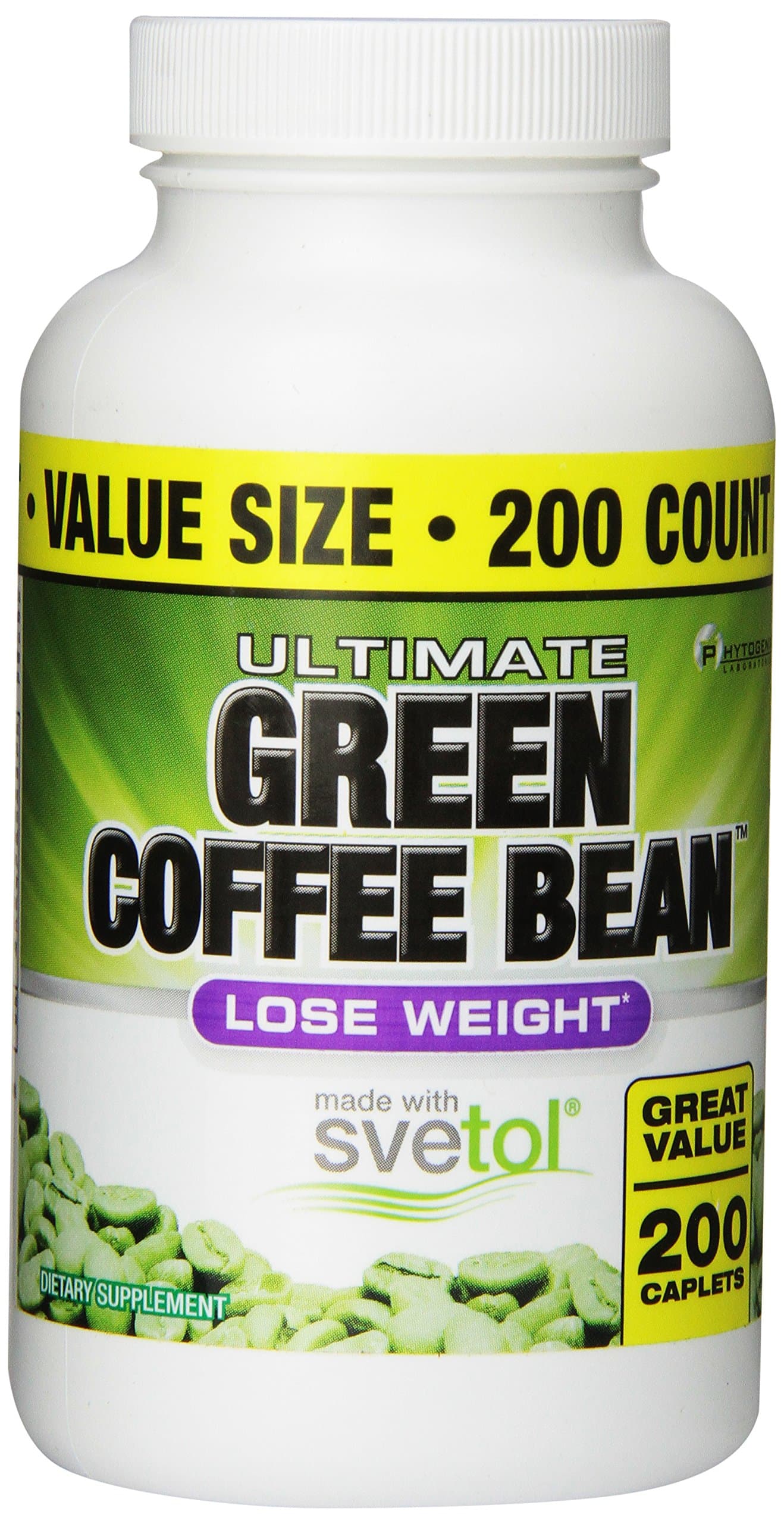 Phytogenix Ultimate Green Coffee Bean, 200 Count