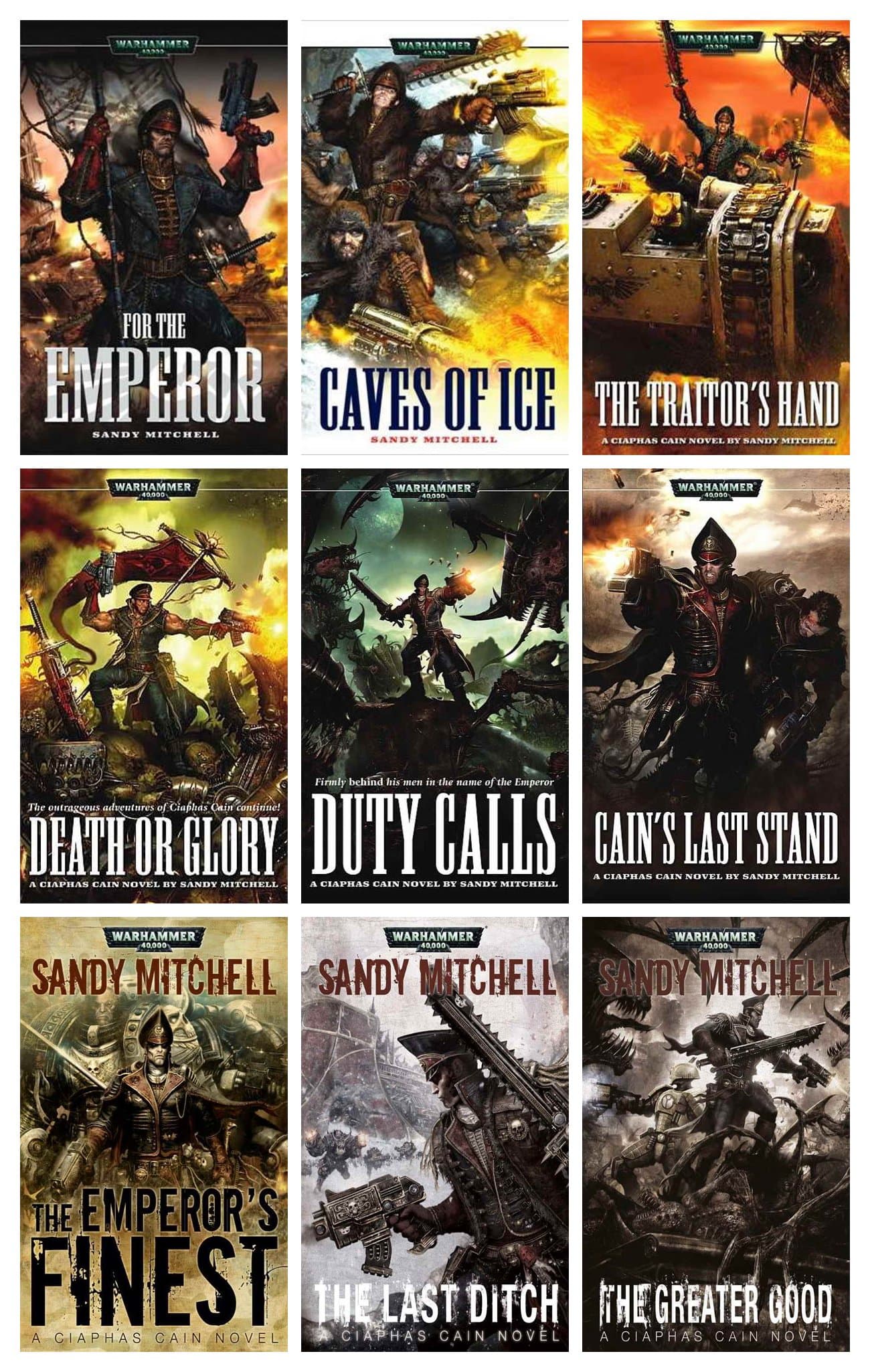 Ciaphas Cain (Vol.1-9) Complete Bundle Set Collection of 9 Books [An Astra Militarum Imperial Guard Story] (Warhammer 40,000 40K 30K Games Workshop Forgeworld) OOP Mass Market Paperback – January 1, 2003
