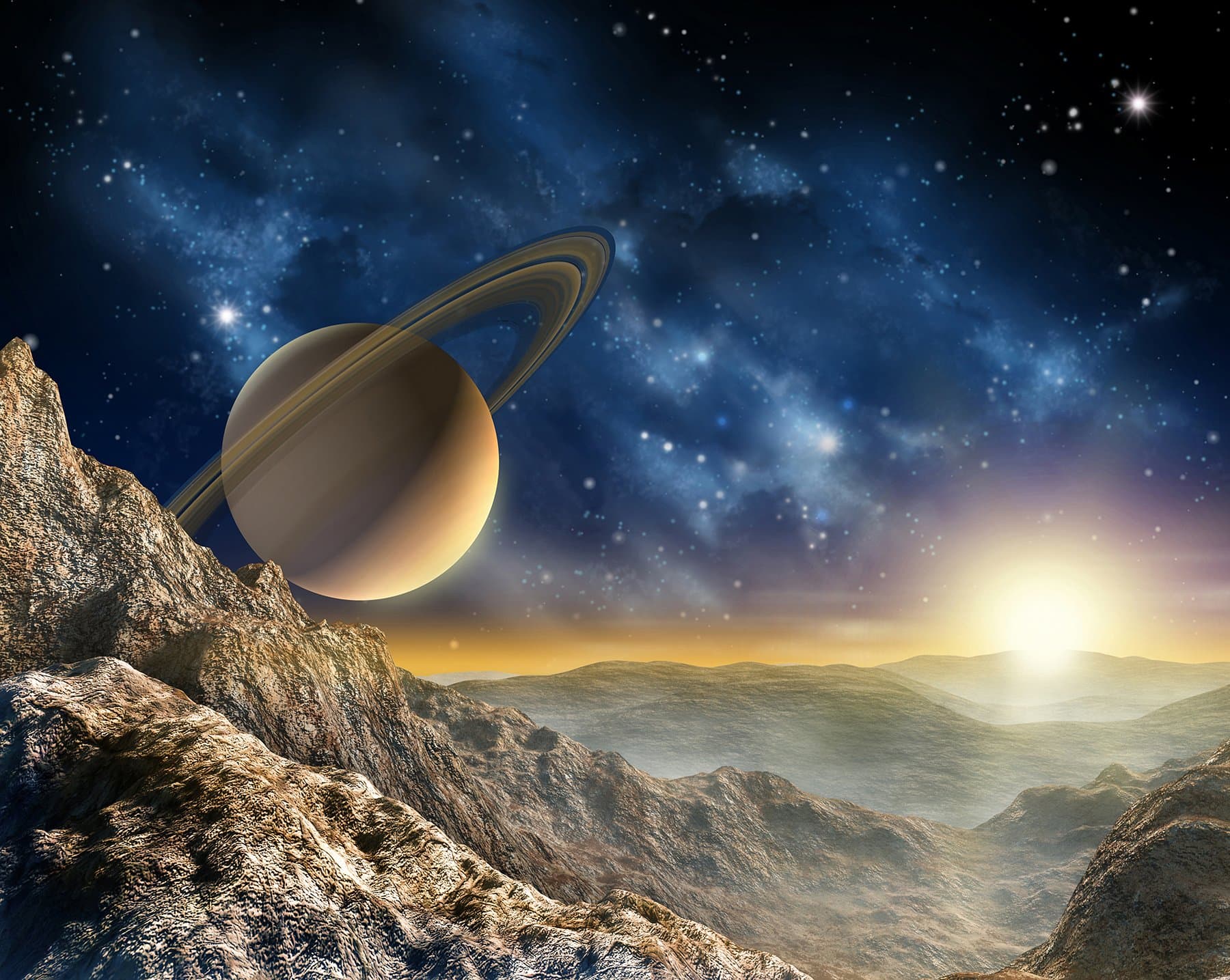 OhPopsi WALS0076 Galaxy Wall Mural, Multicolor