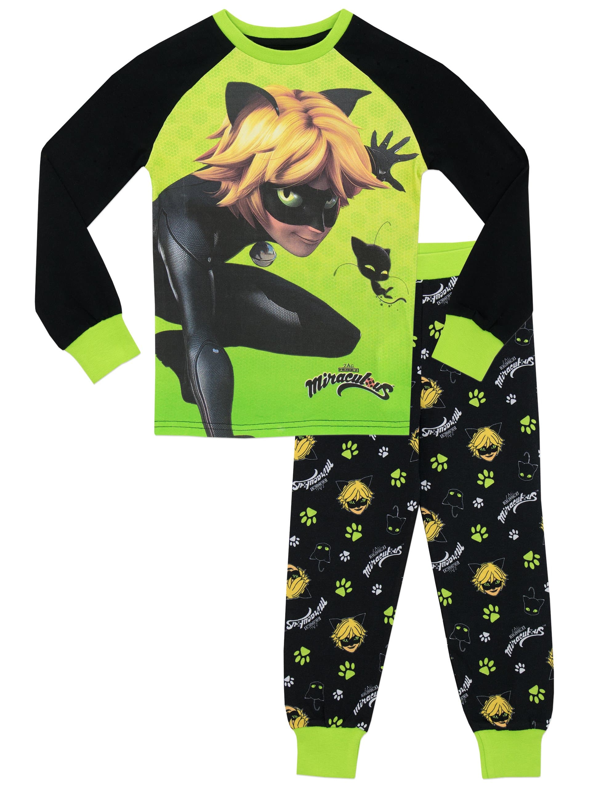 Ladybug Boys' Cat Noir Pajamas