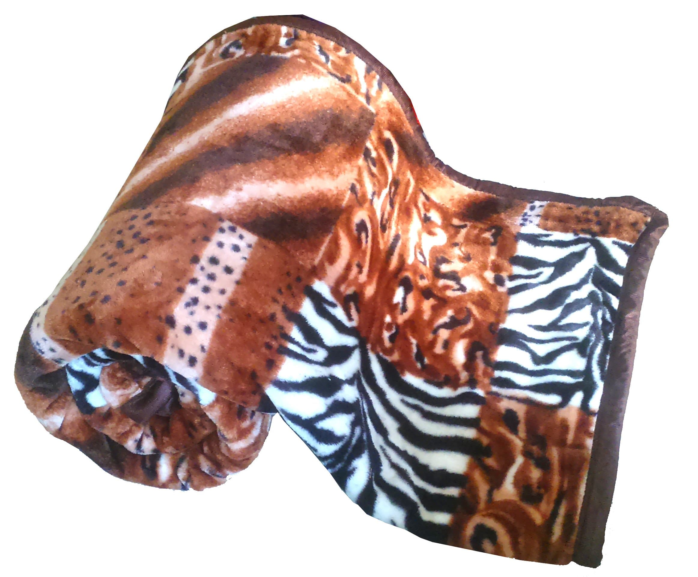 Global Home Microfibre 500 TC Blanket (Brown_Double)