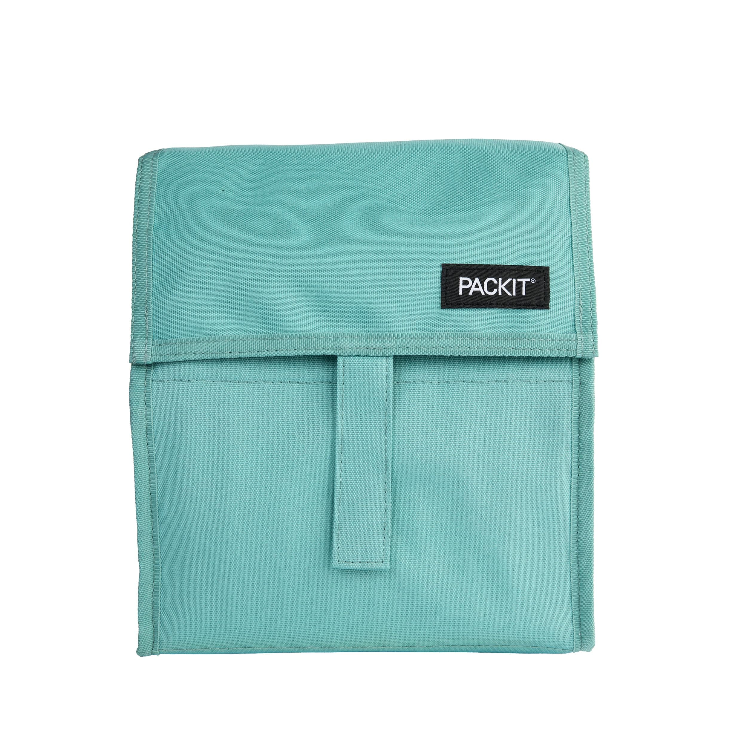 PackIt® Freezable Lunch Bag, Sage, Built with ECOFREEZE® Technology, Foldable, Reusable, Zip and Fold Closure with Buckle Handle, Designed for Work Lunches and Fresh Lunch On the Go