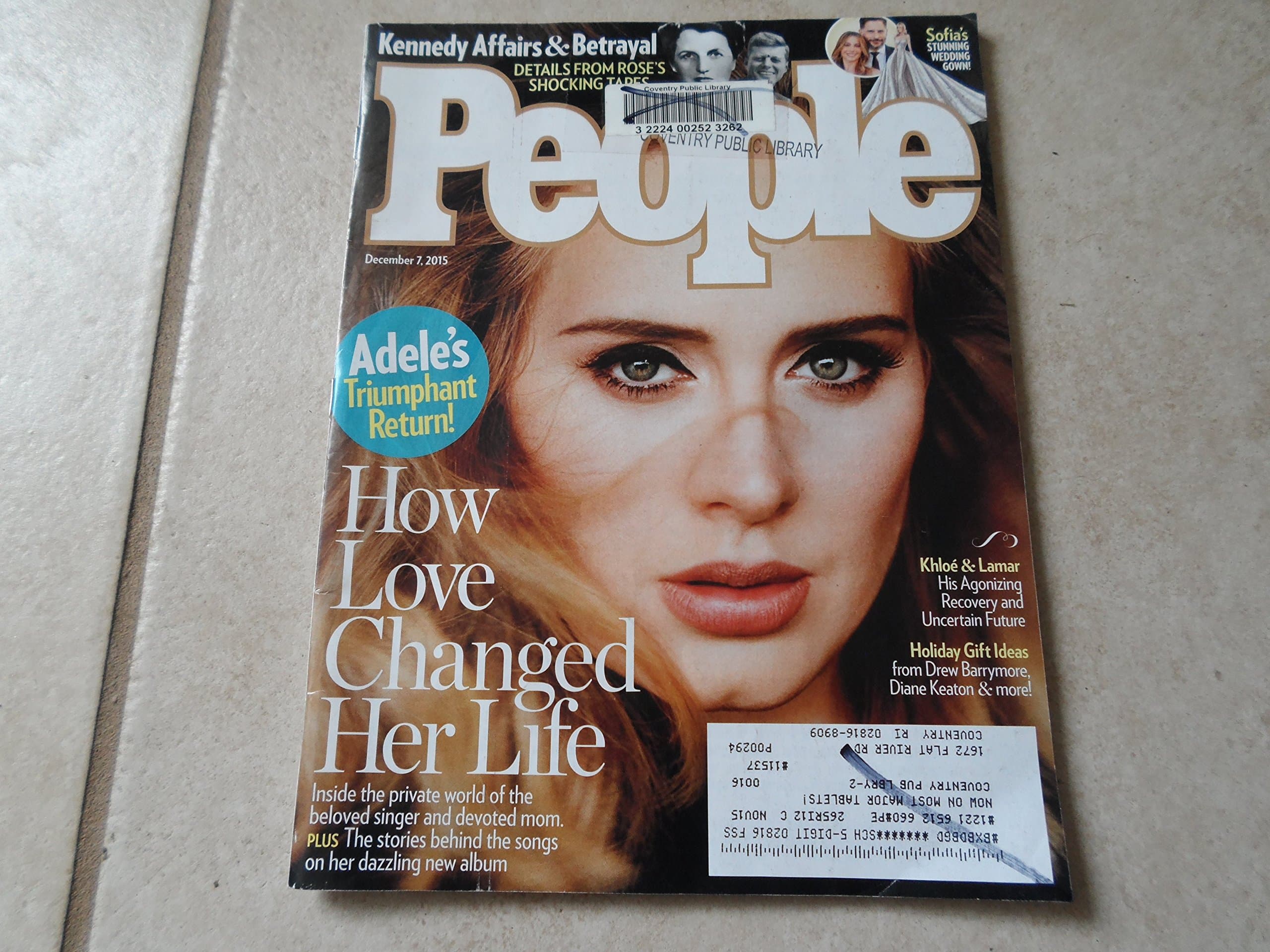 People December 7, 2015 Adele's Triumpant Return!