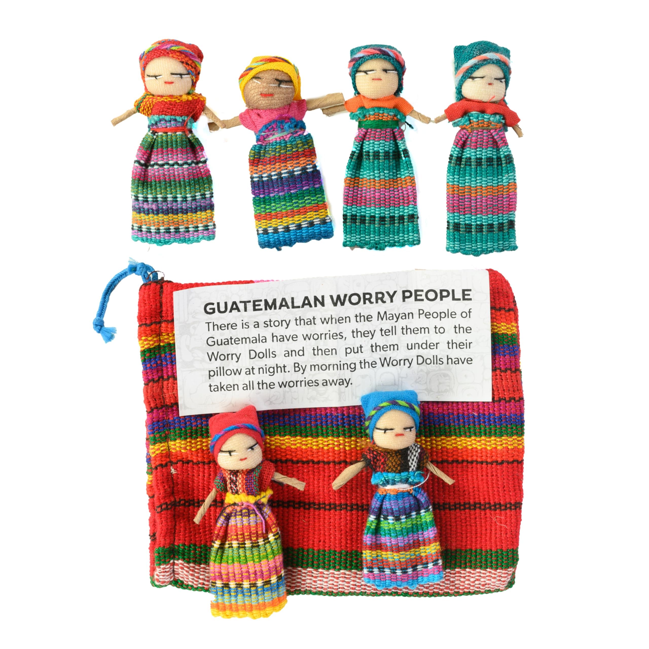 Purity Large Worry Dolls in Bag
