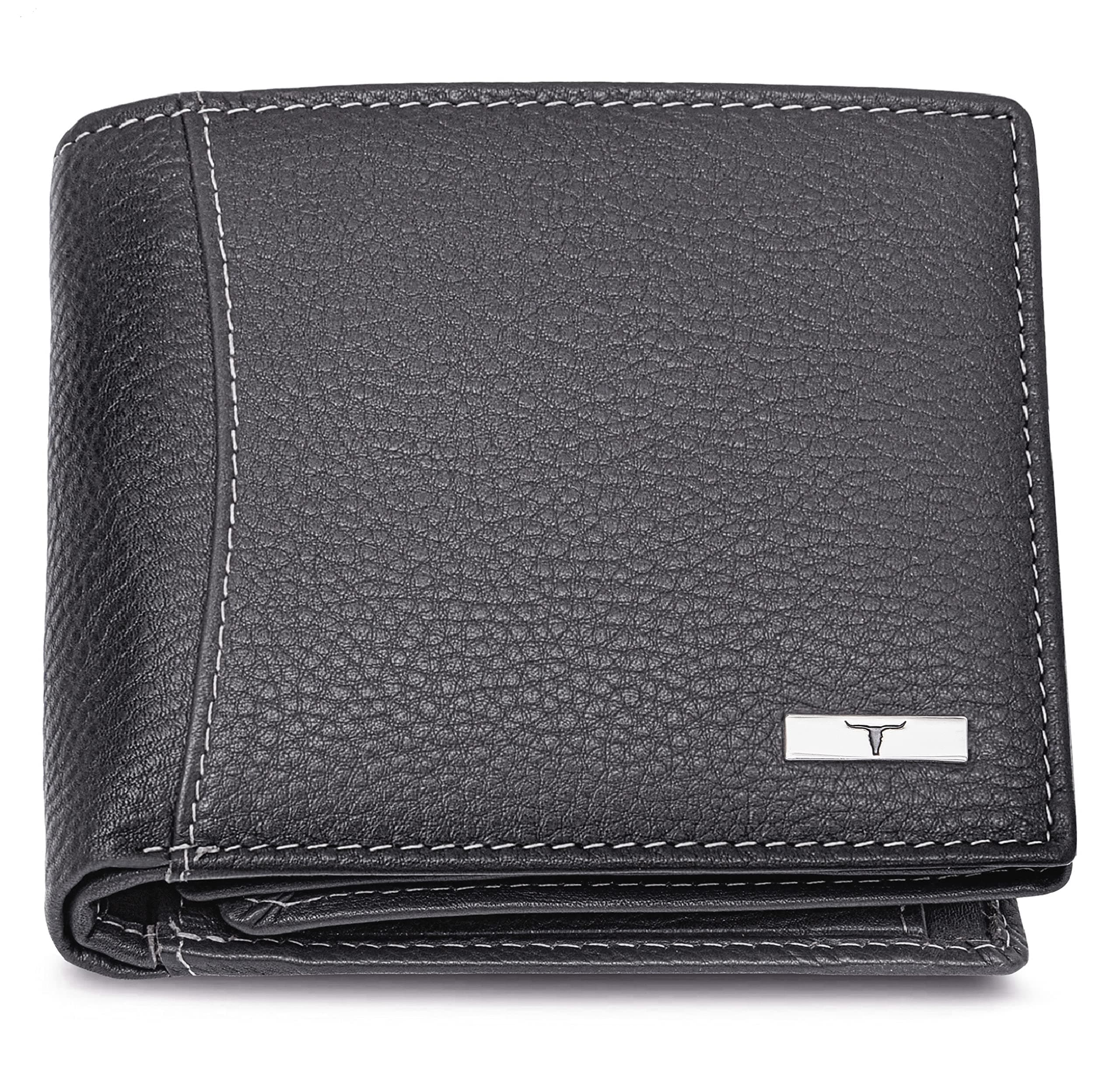 URBAN FOREST Oliver Grey Leather Wallet for Men