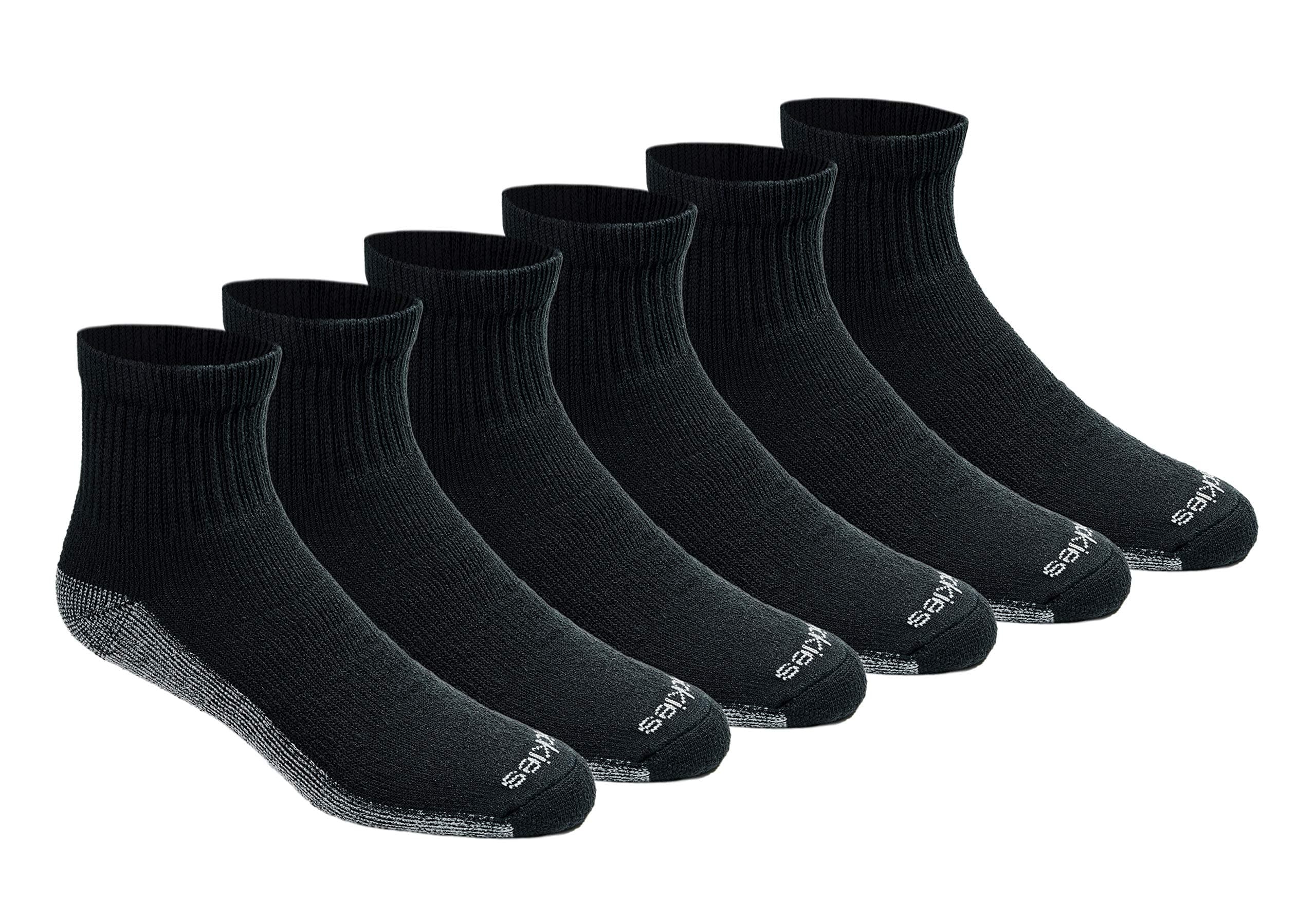 Men's Dri-tech Moisture Control Quarter Socks, Available in M-XXL (6, 12, 18 Pairs)