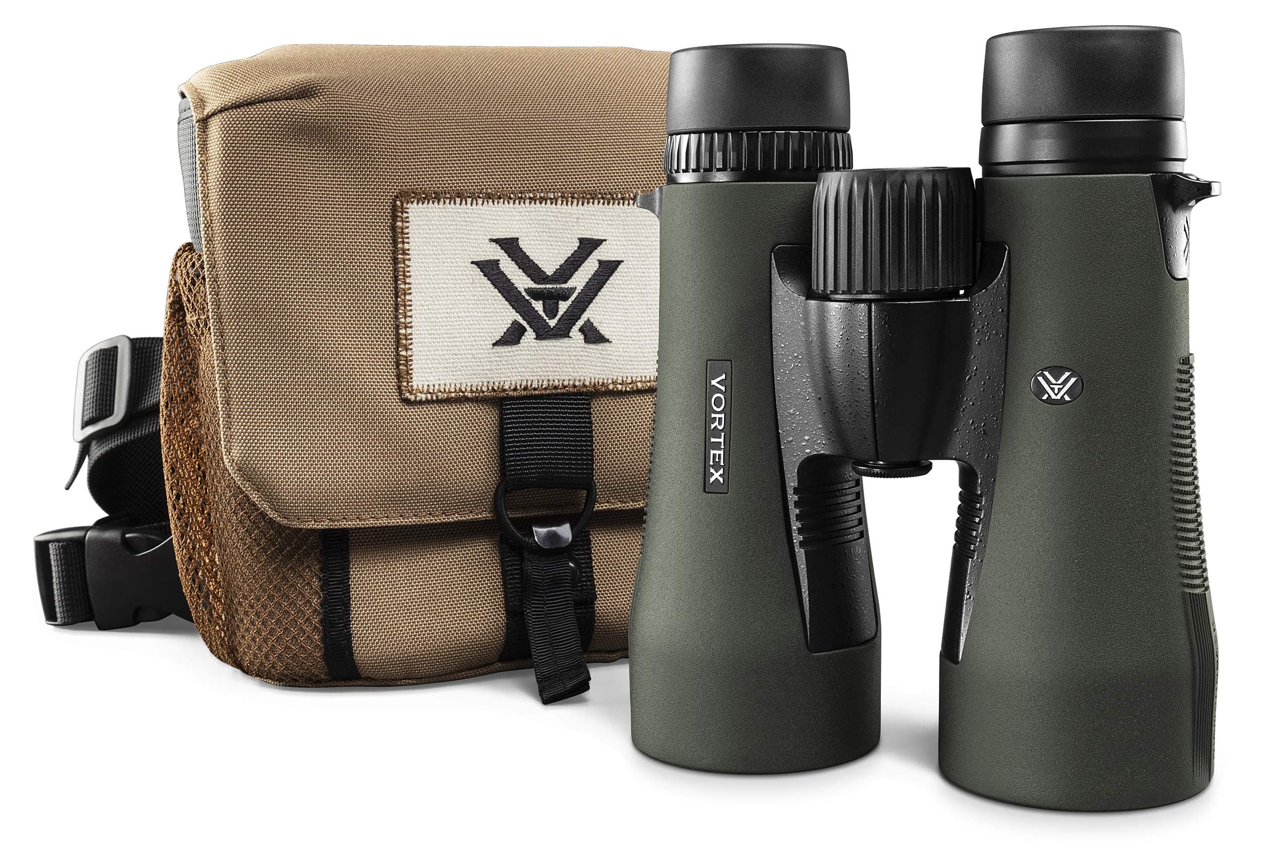 Vortex Optics Diamondback HD 12x50 Binoculars - HD Optical System, Non-slip Grip, Waterproof, Fogproof, Shockproof, Included GlassPak - Unlimited, Unconditional Warranty