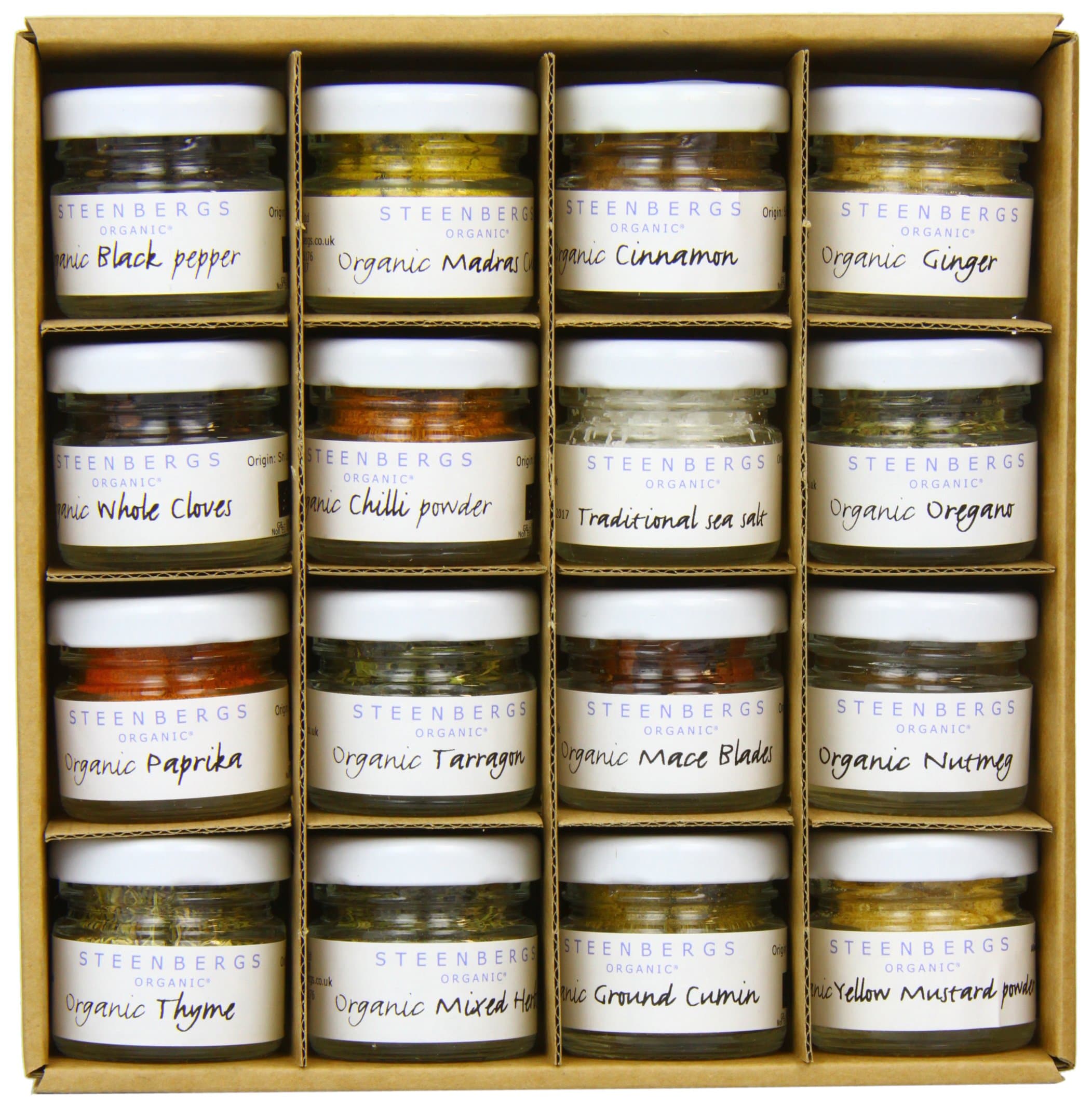 Organic Storecupboard Spice and Herbs Gift Set