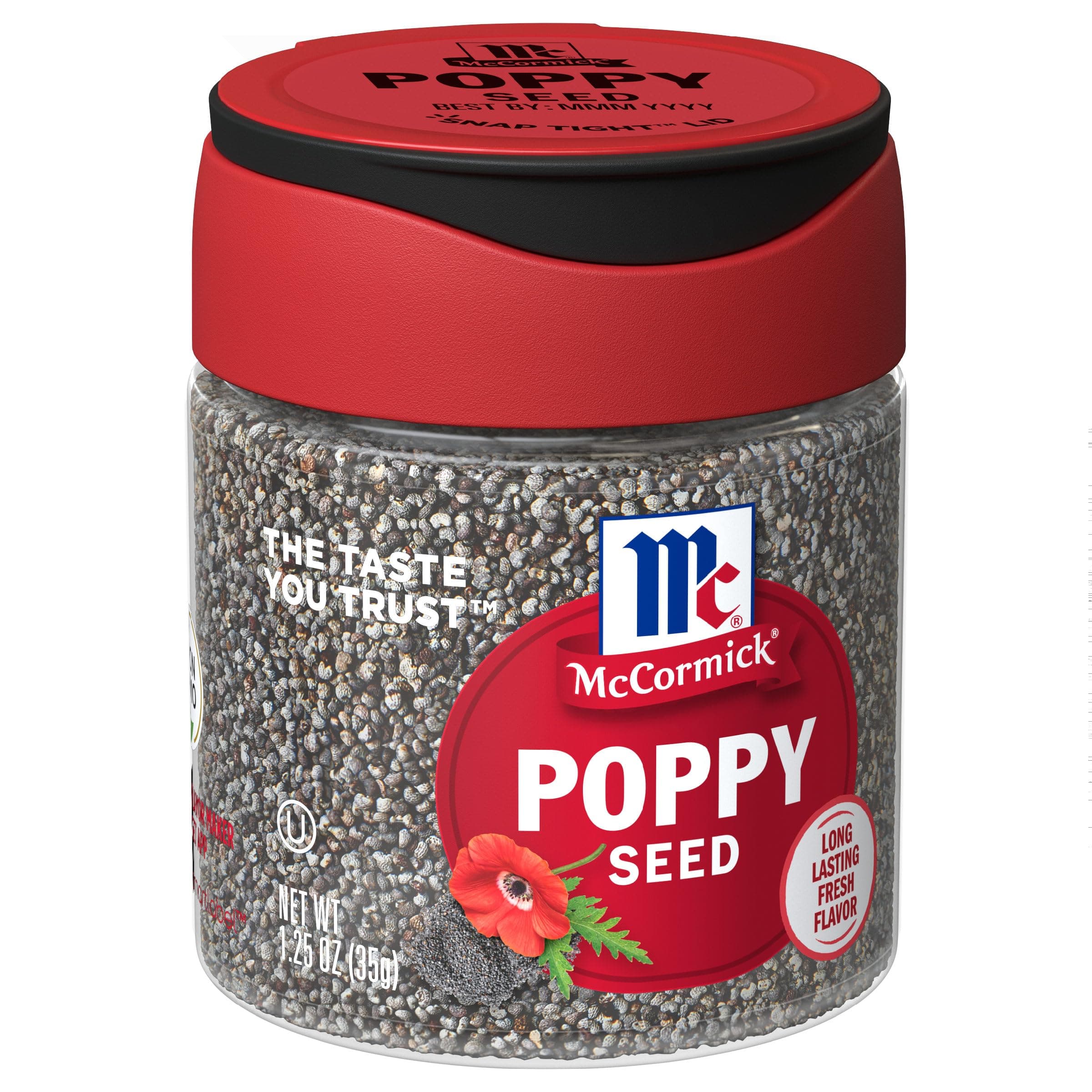 McCormick Poppy Seed, 1.25 oz