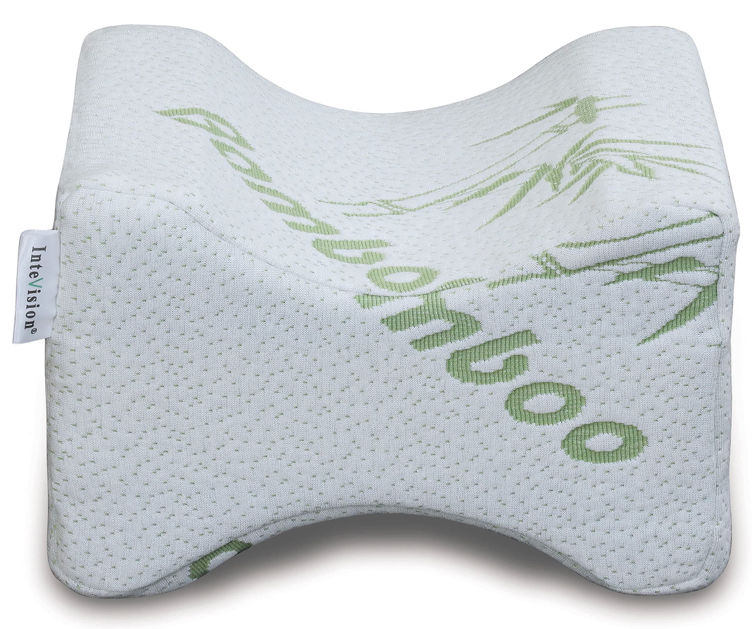 InteVision Knee Pillow with High Quality, 400 Thread Count, 100% Egyptian Cotton Cover