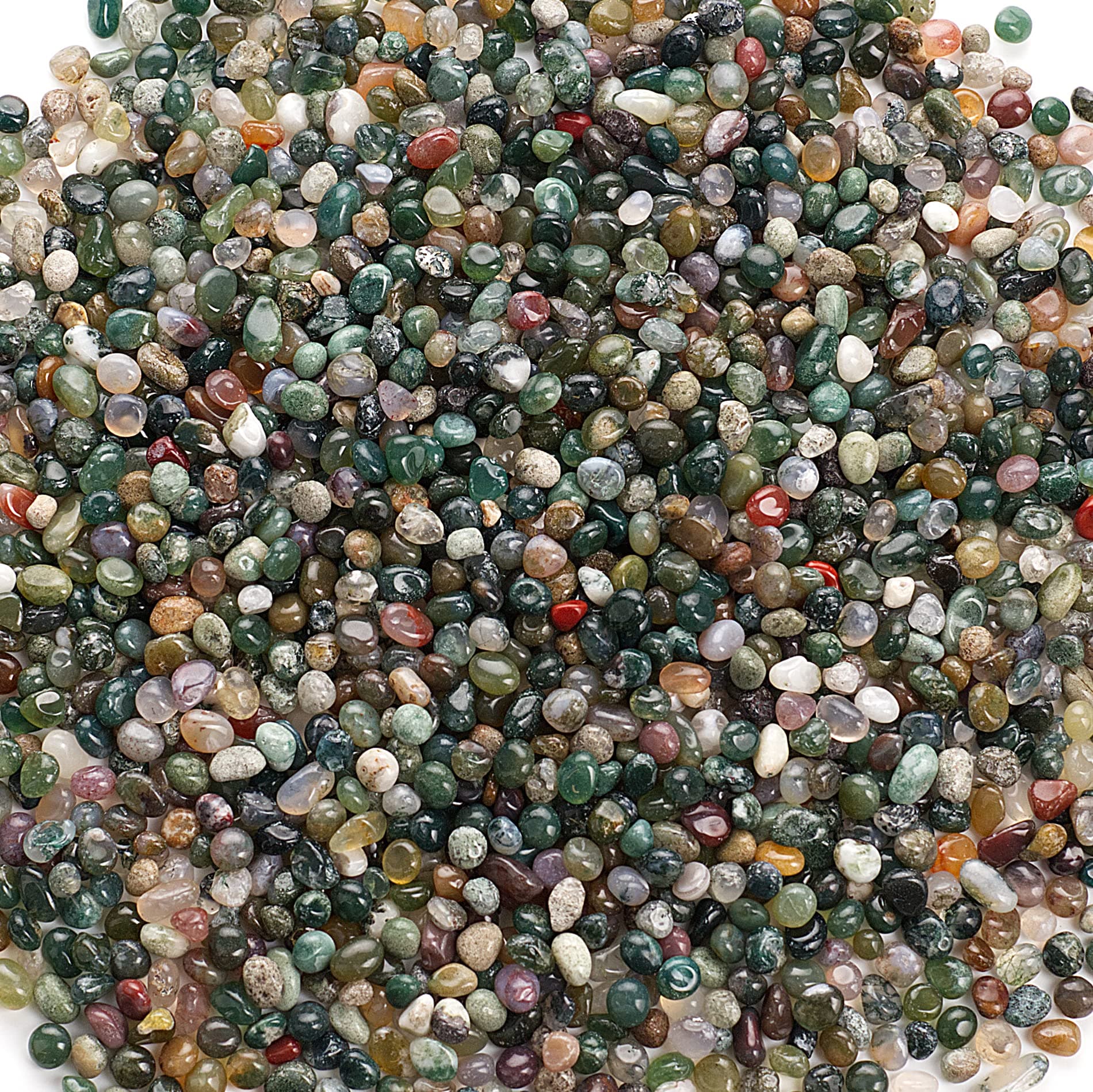 Cherry Tree Collection1/2 Pound Polished Tumbled Gemstone Chips, Pebbles, Crystals for Decoration, Healing, Reiki, Chakra (Fancy Jasper)