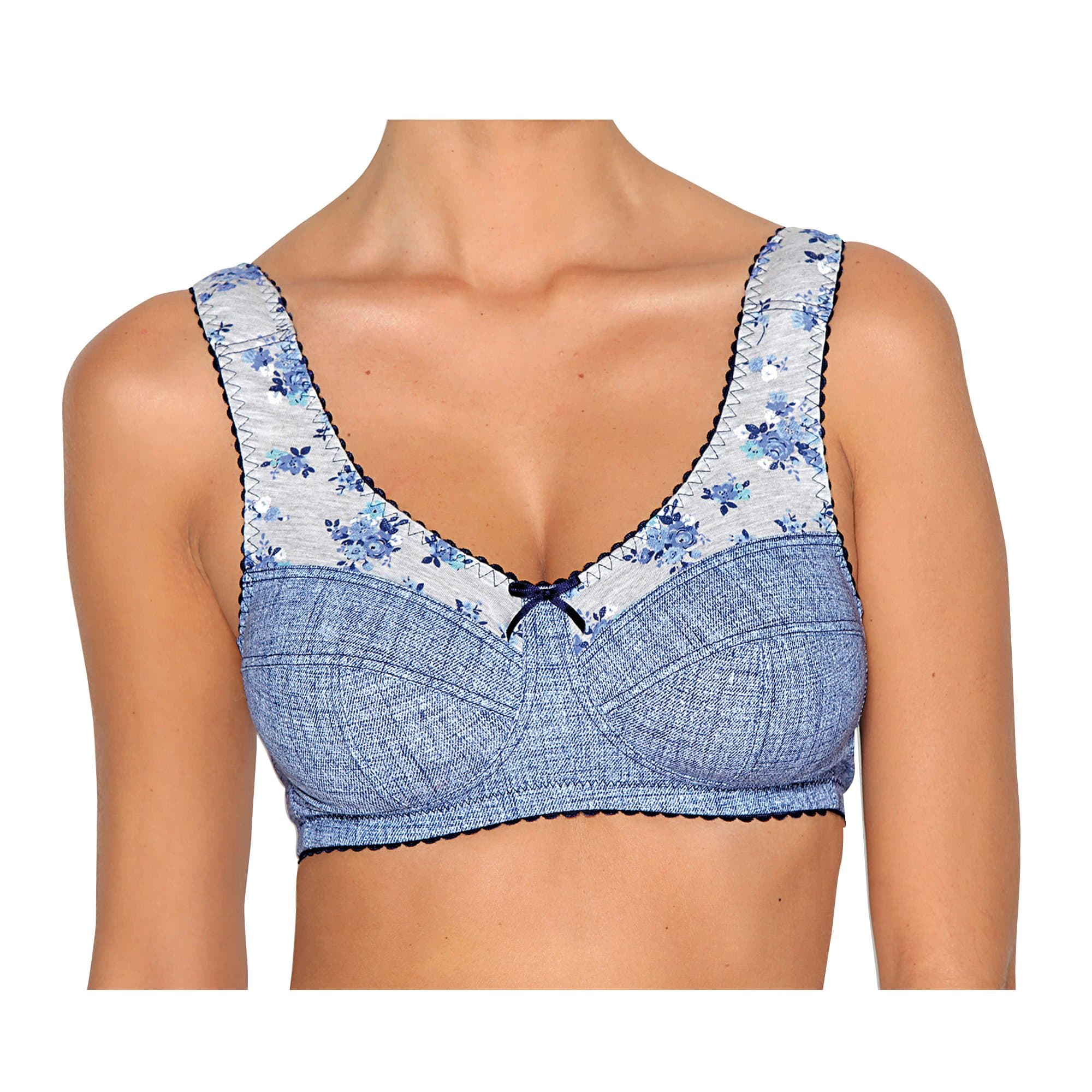 VENCA Women's Bra B Cup for Big Busts and Printed - 165166