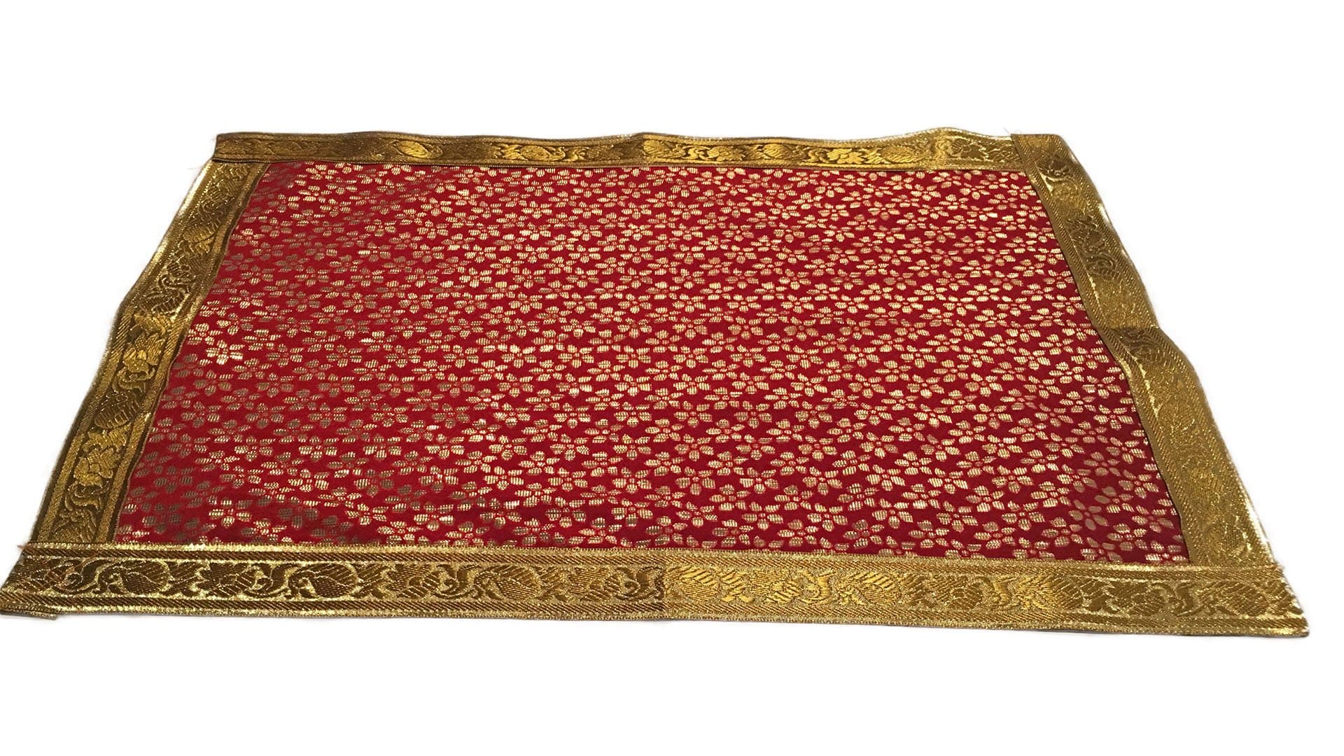 Pooja Aasan (Medium (Rectangular), Red - BFlower) FREE two-shipping!!