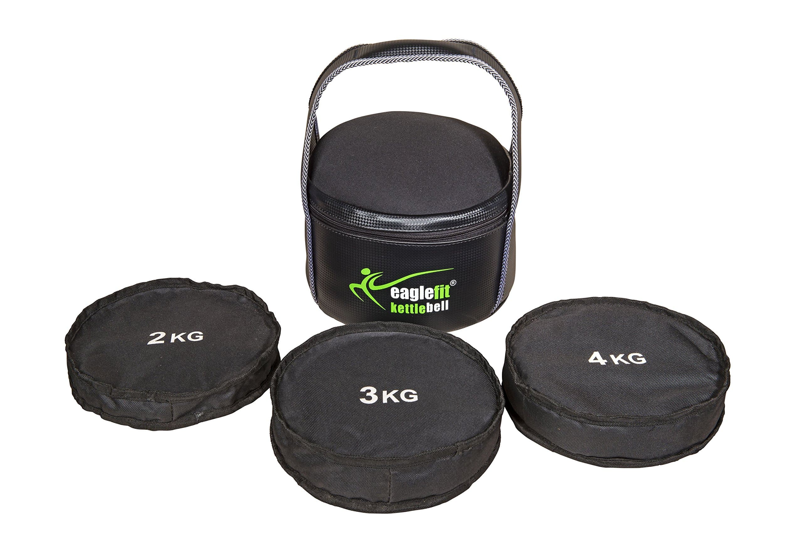 eaglefit adjustable soft KettleBell - Soft; from 1 kg to 10 kg flexibly adjustable
