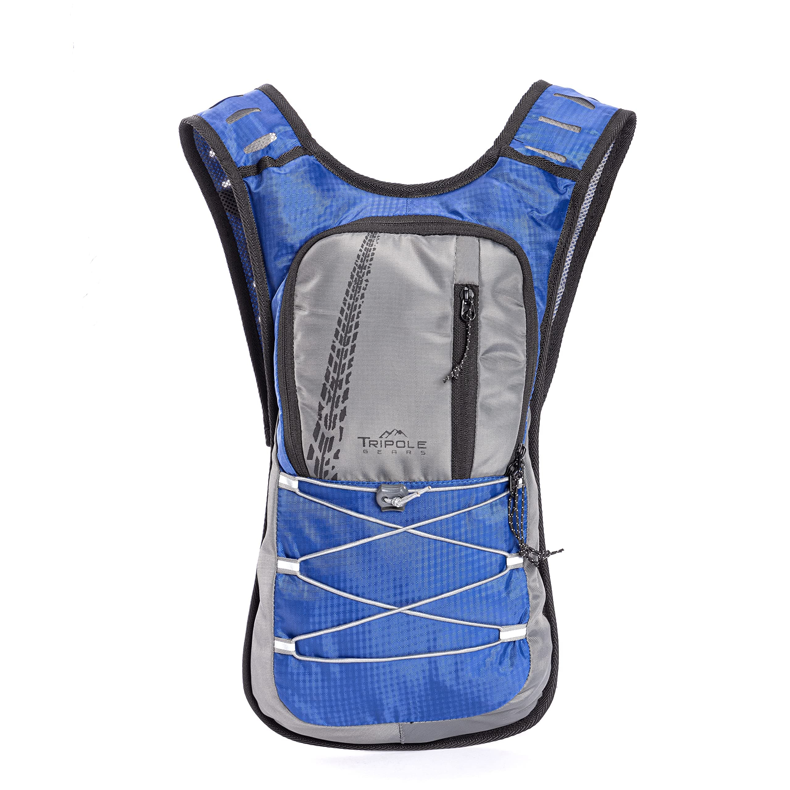 Tripole Hydration Backpacks for Cycling and Trail Running | Without Bladder (Blue)
