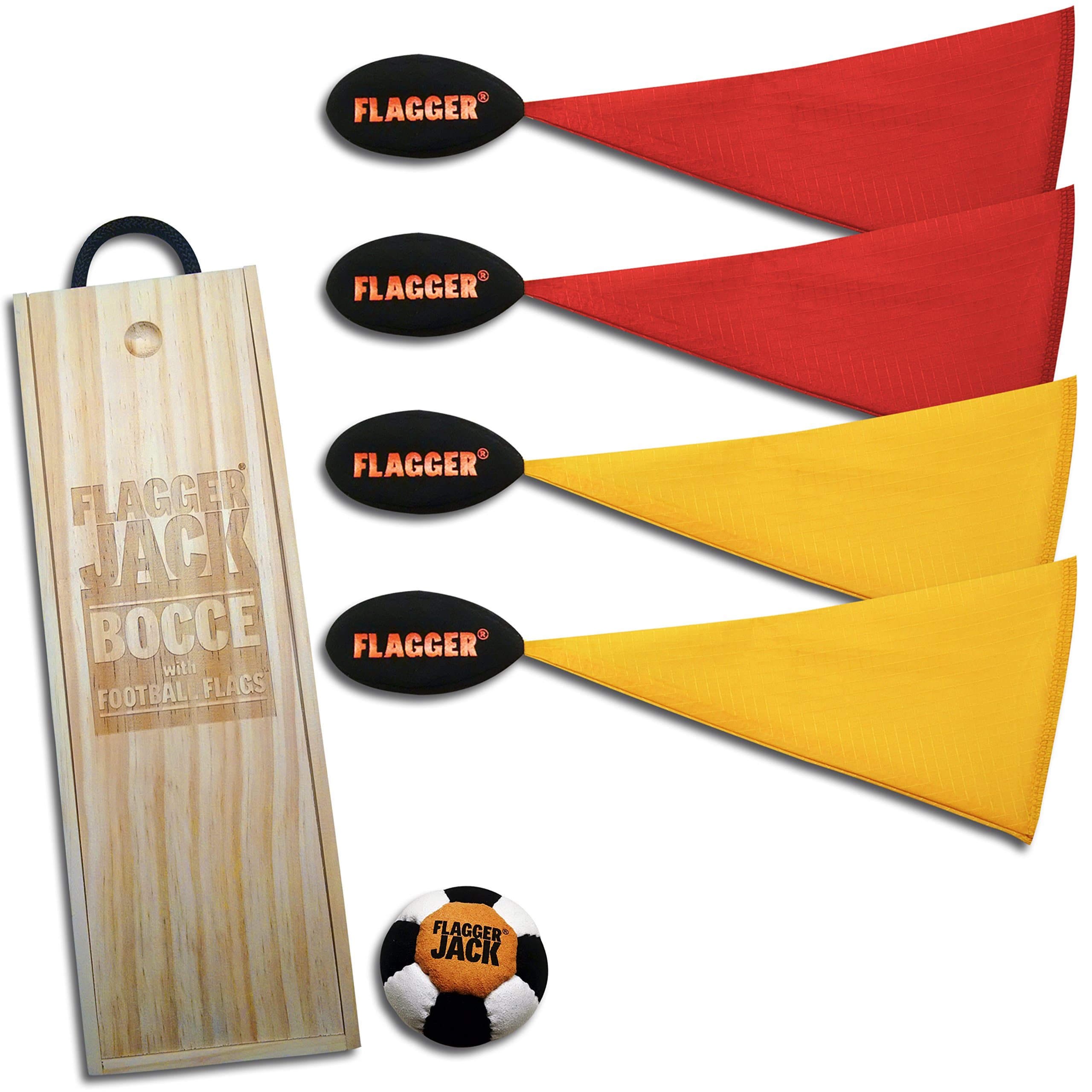 Flagger Jack - Bocce with Football Flags